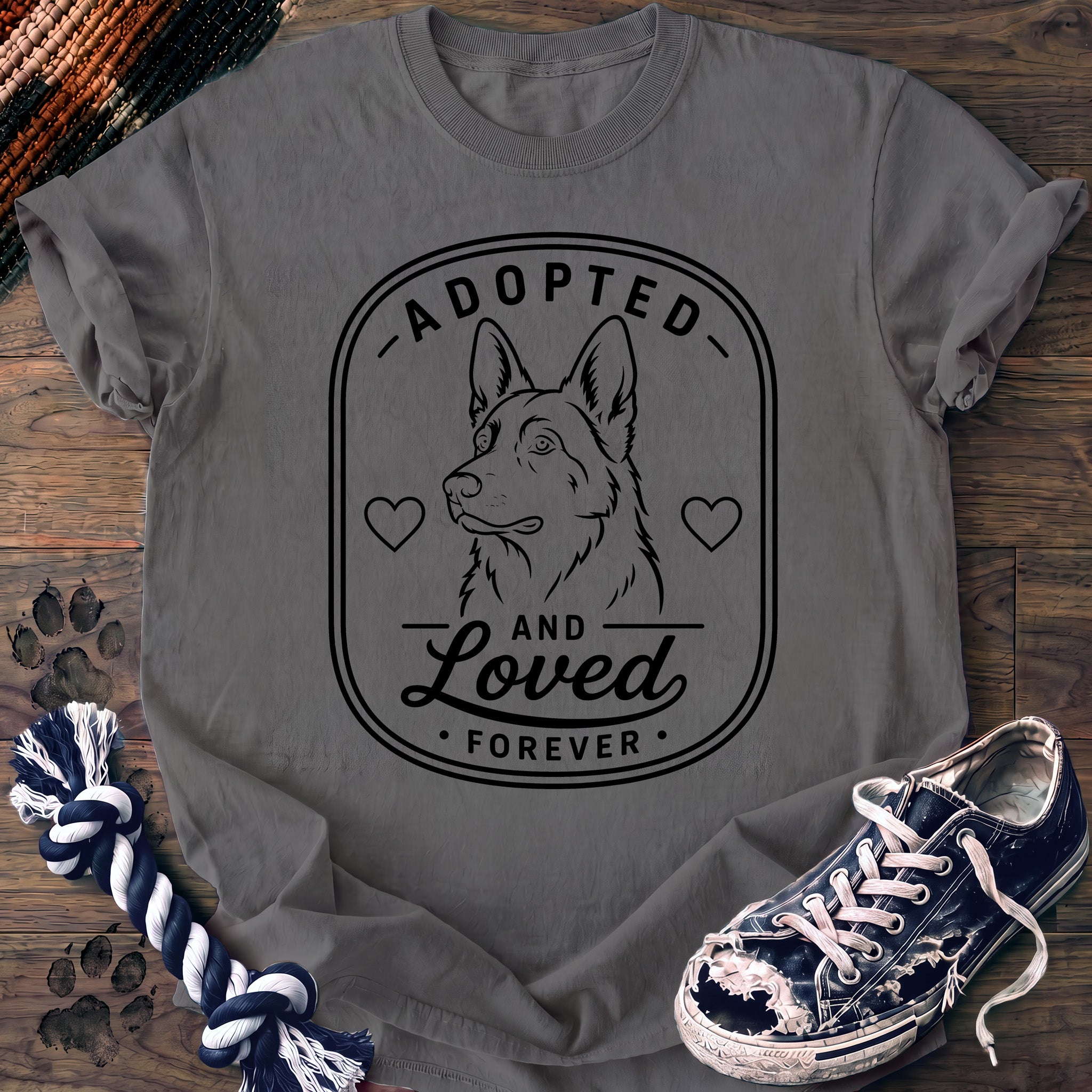 PAWSSION CLUB t-shirt in Grey color - SKU PC-0069