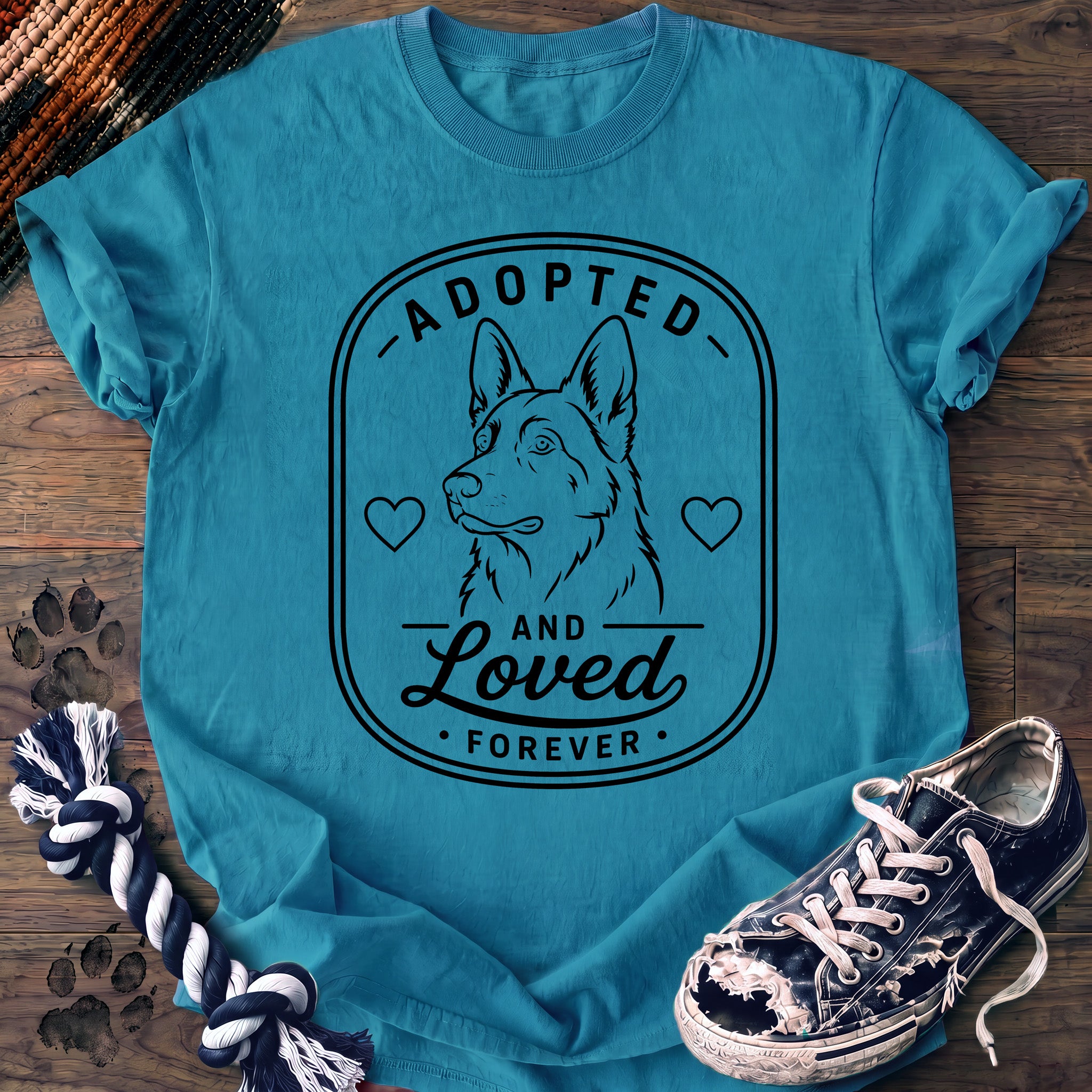 PAWSSION CLUB t-shirt in Sapphire color - SKU PC-0069