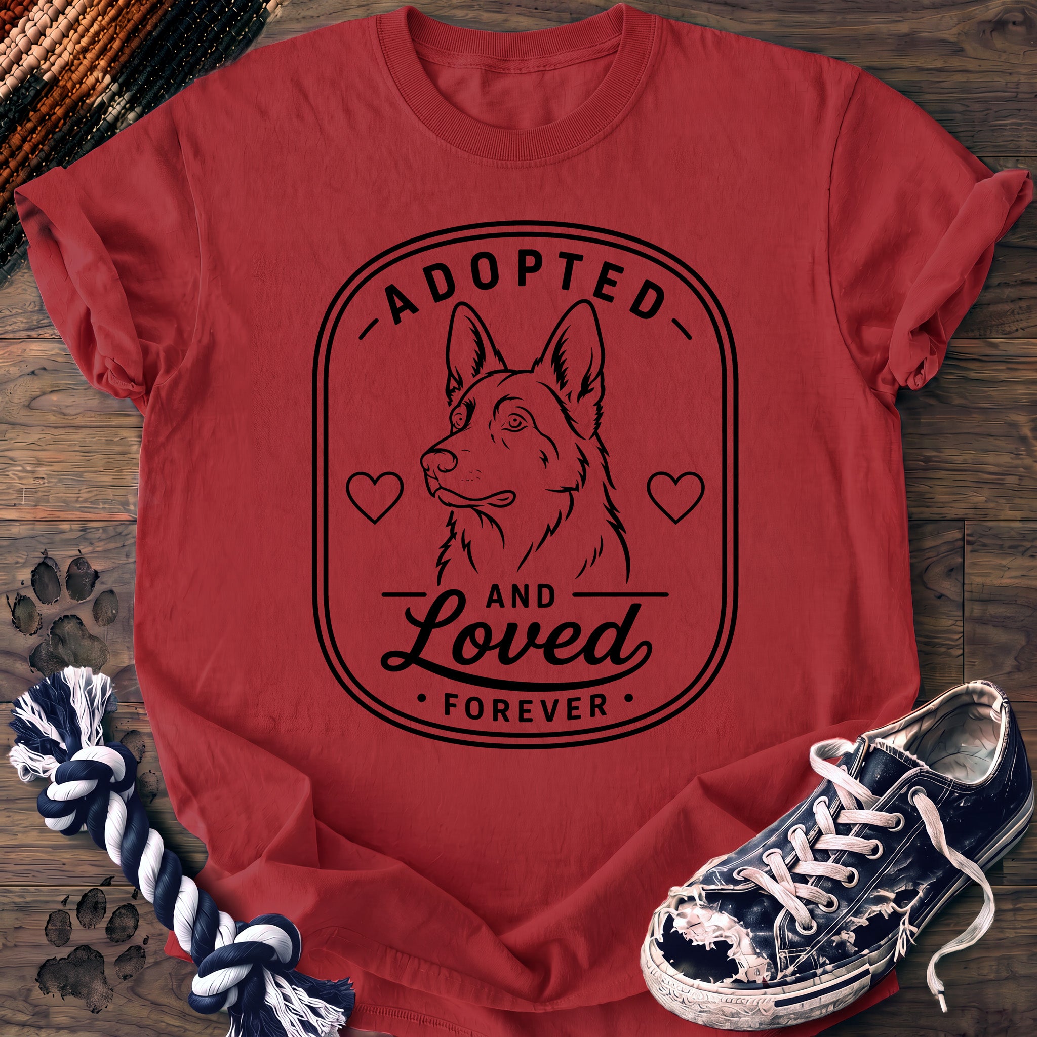 PAWSSION CLUB t-shirt in Watermelon color - SKU PC-0069