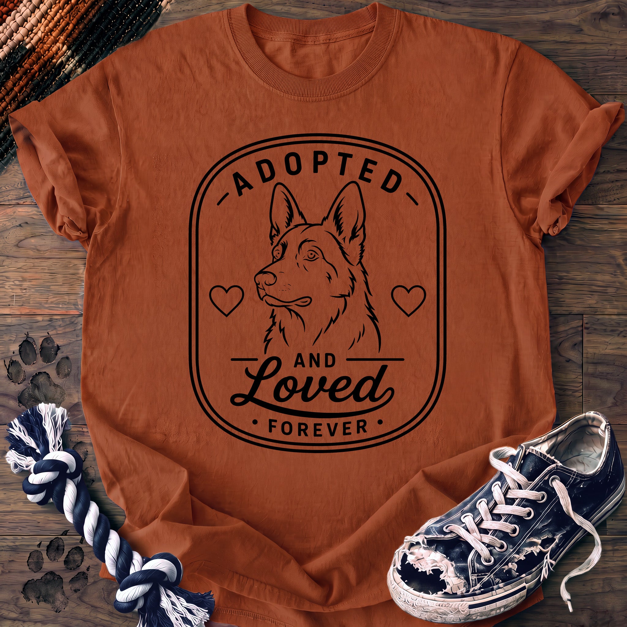 PAWSSION CLUB t-shirt in Yam color - SKU PC-0069