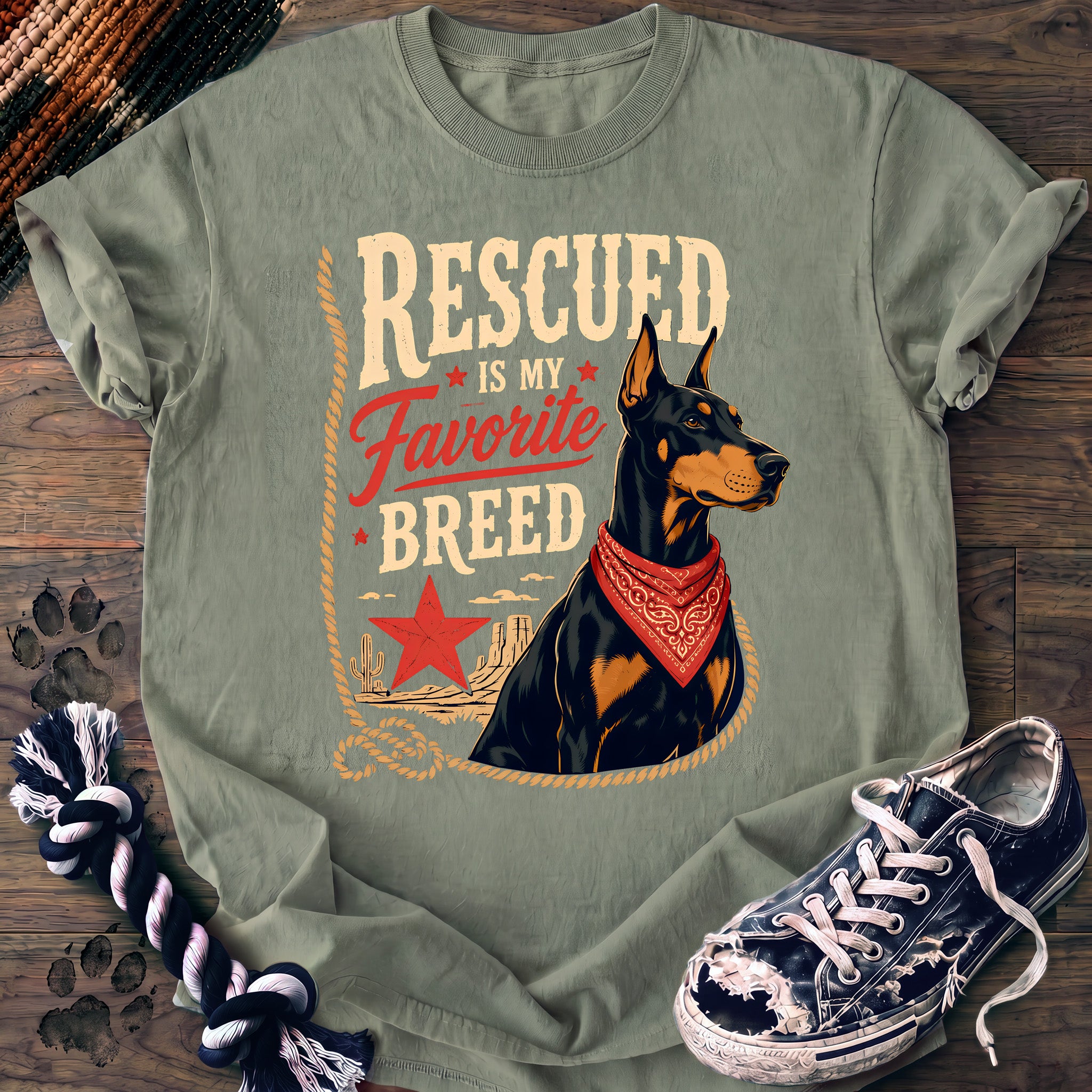 PAWSSION CLUB t-shirt in Bay color - SKU PC-0070