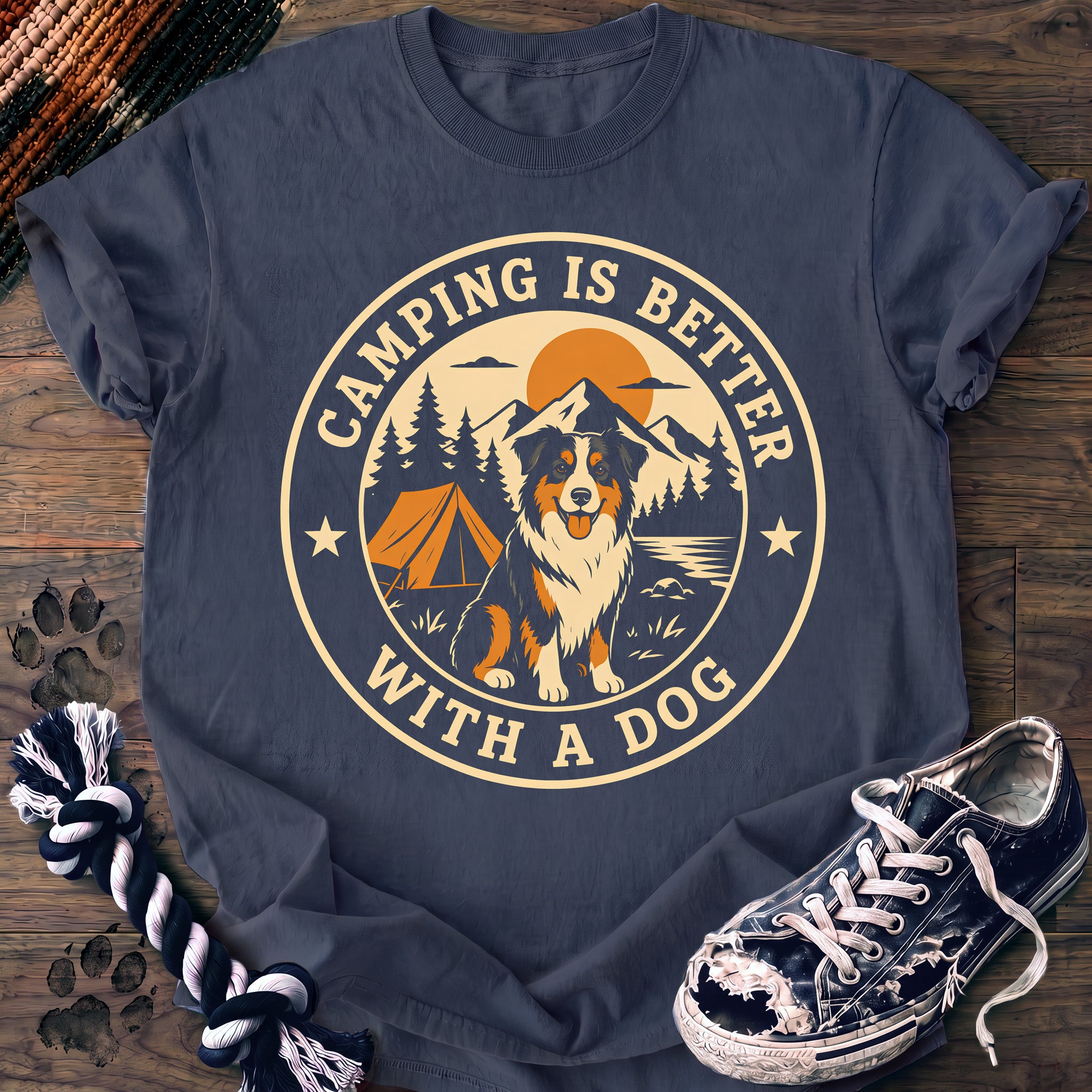 PAWSSION CLUB t-shirt in BlueJean color - SKU PC-0071