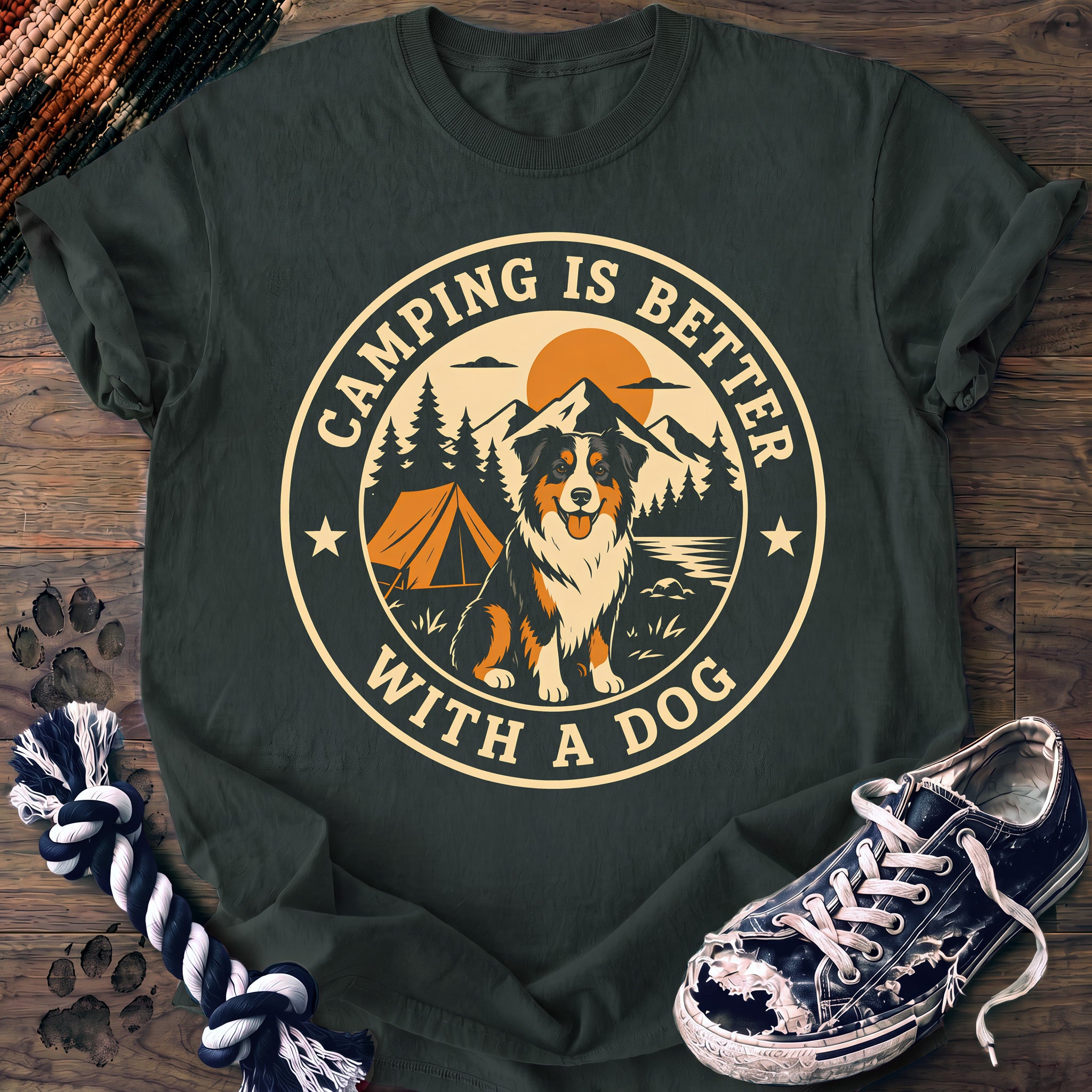 PAWSSION CLUB t-shirt in BlueSpruce color - SKU PC-0071
