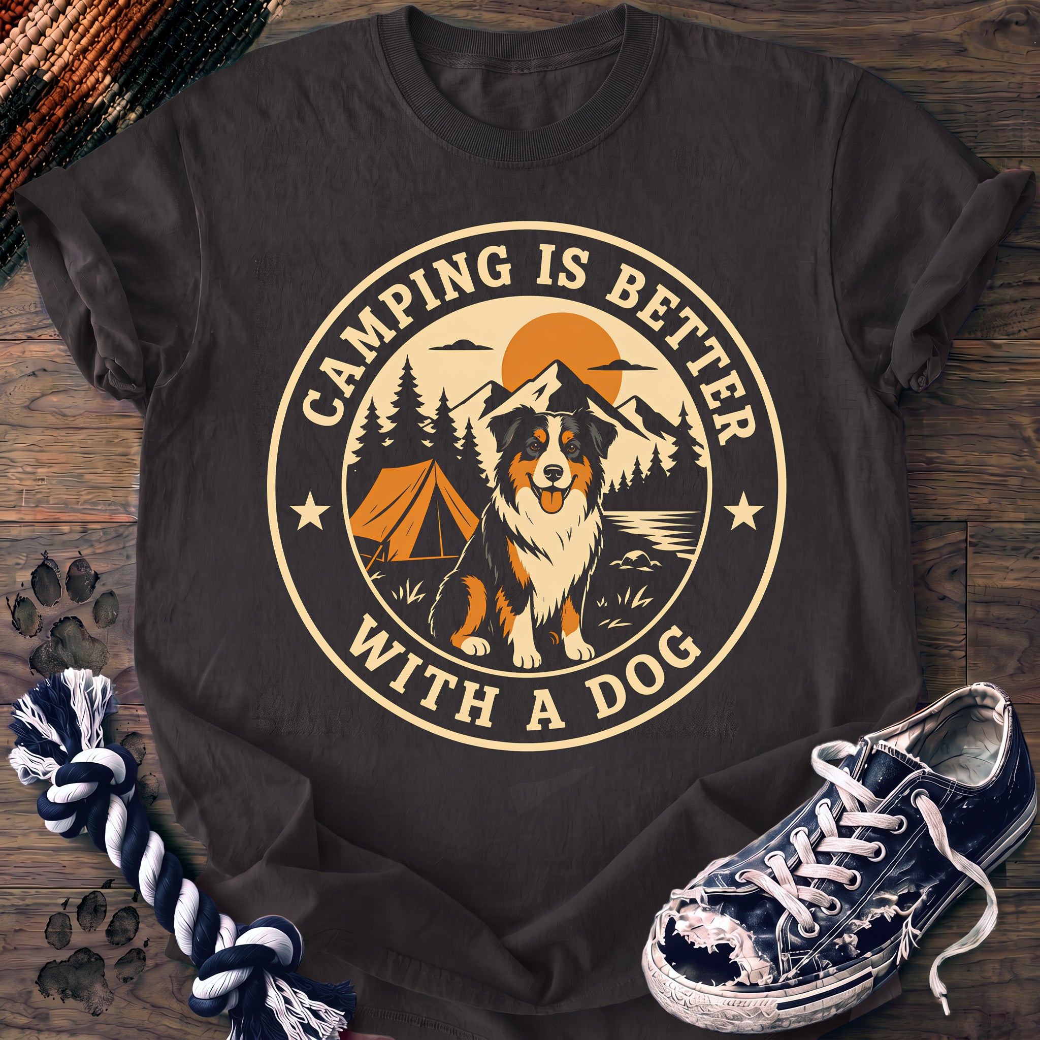 PAWSSION CLUB t-shirt in Graphite color - SKU PC-0071