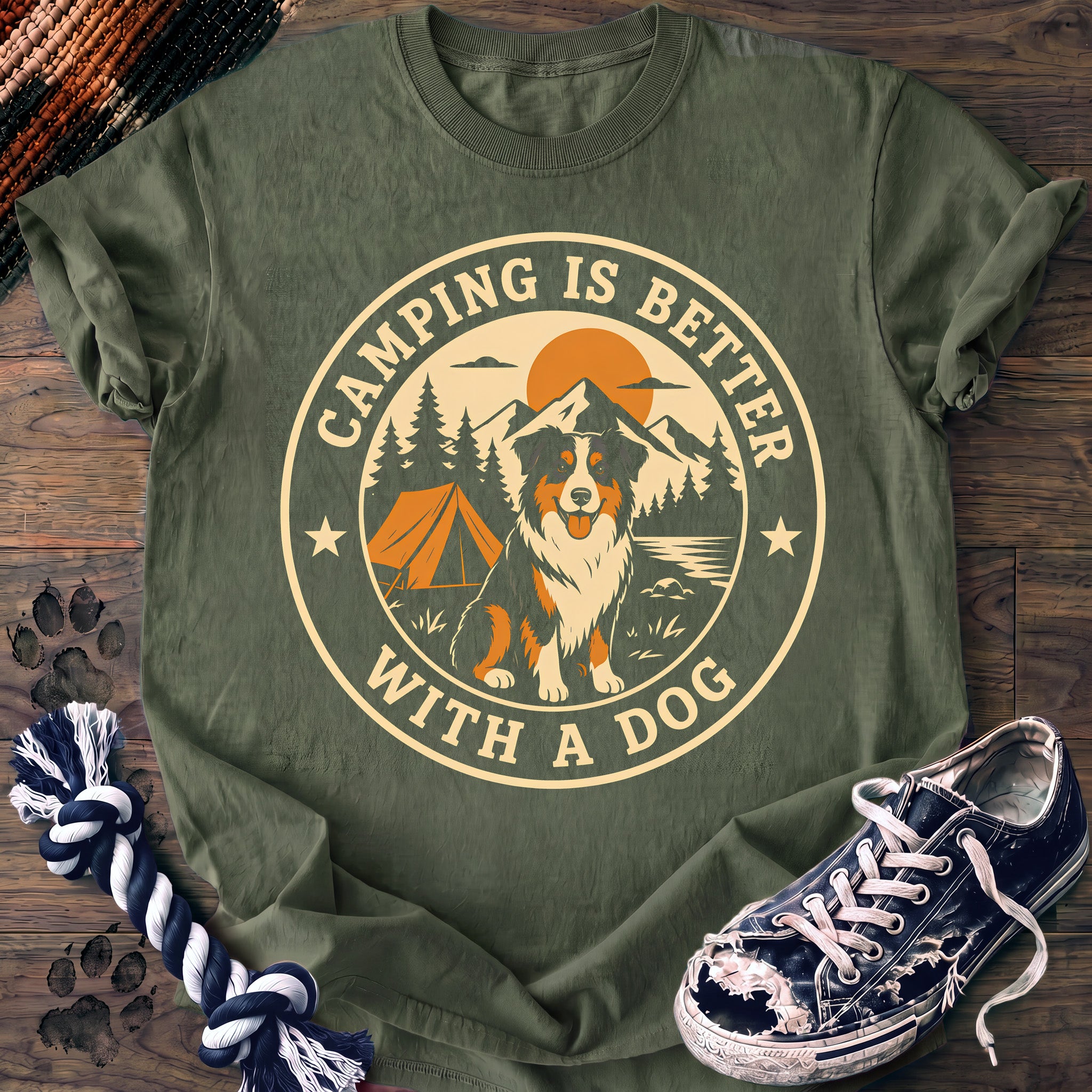 PAWSSION CLUB t-shirt in LightGreen color - SKU PC-0071