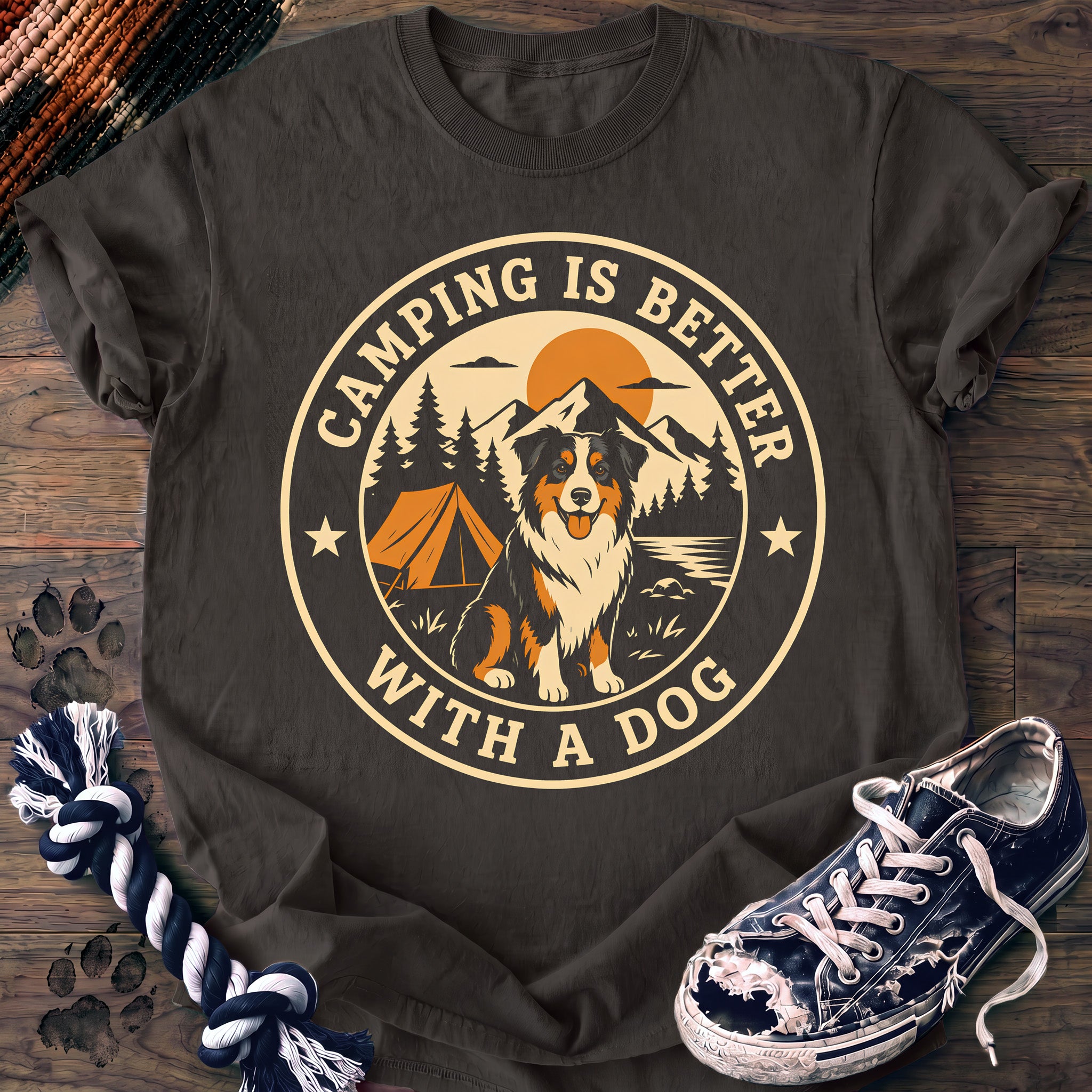 PAWSSION CLUB t-shirt in Pepper color - SKU PC-0071
