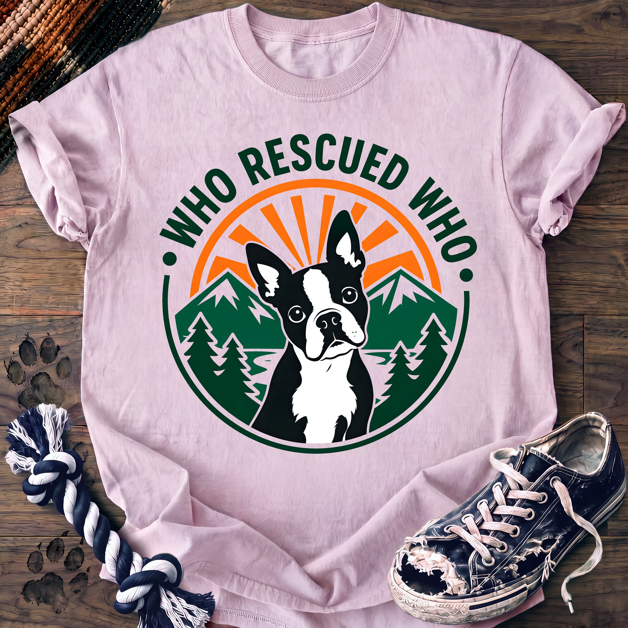 PAWSSION CLUB t-shirt in Blossom color - SKU PC-0073