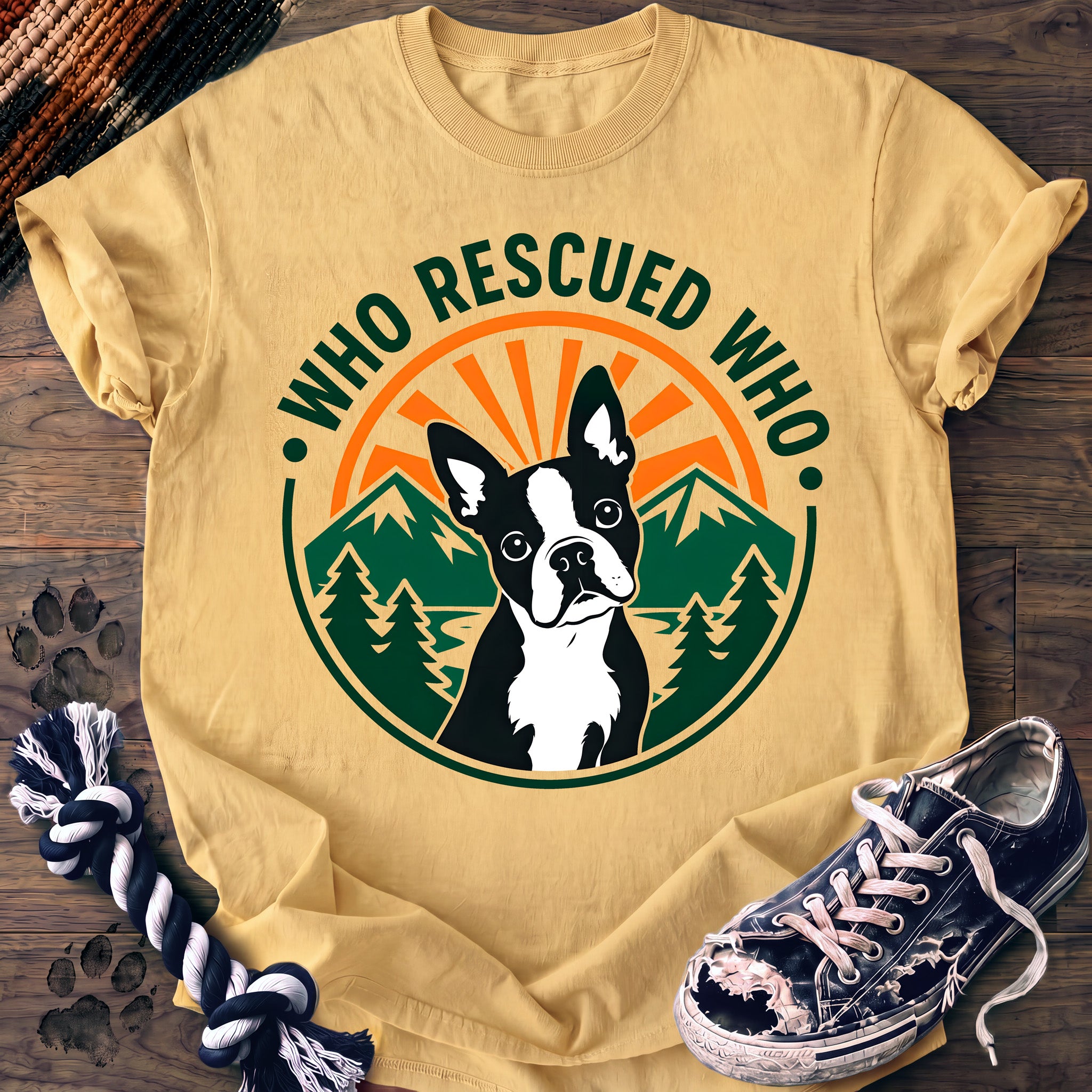 PAWSSION CLUB t-shirt in Butter color - SKU PC-0073