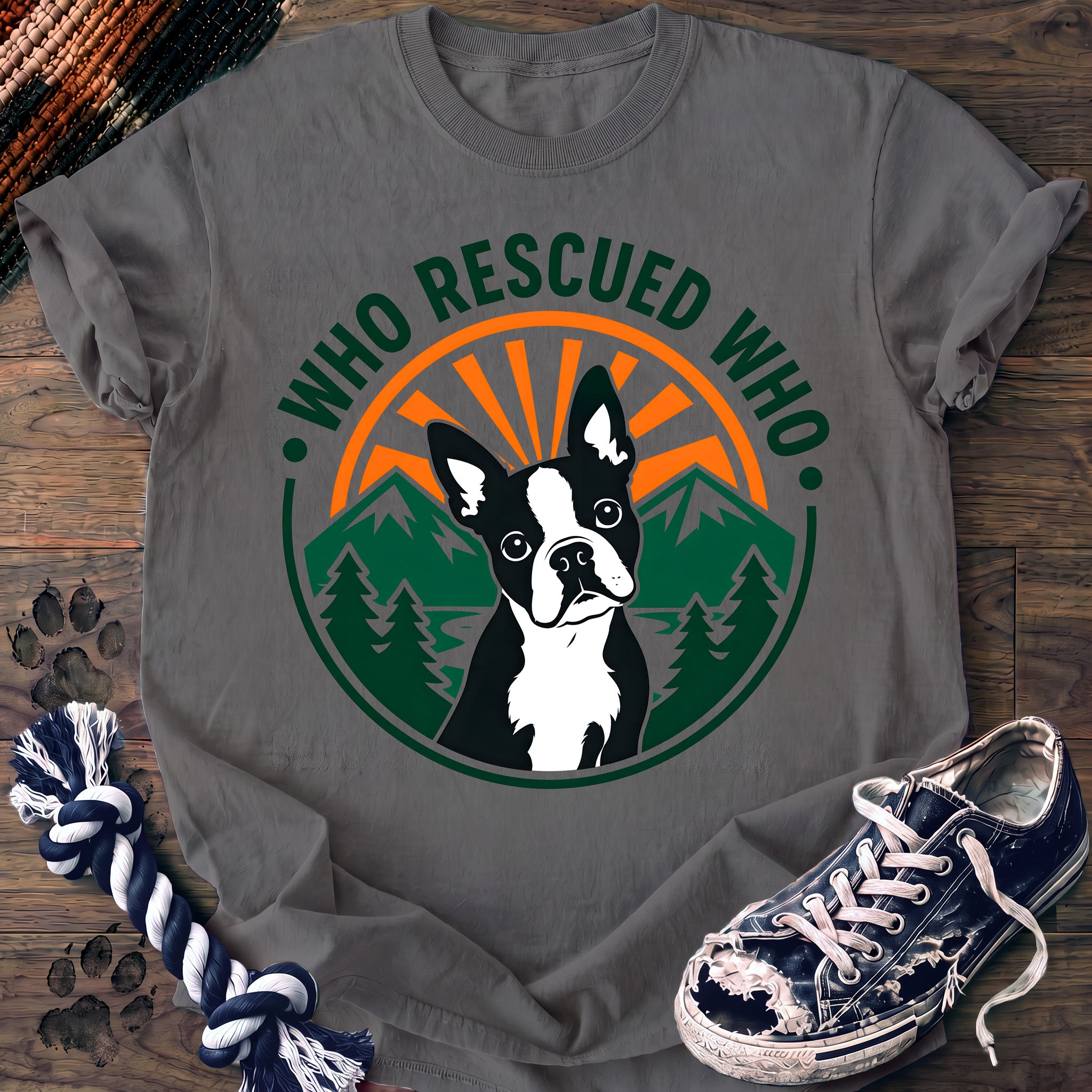PAWSSION CLUB t-shirt in Grey color - SKU PC-0073