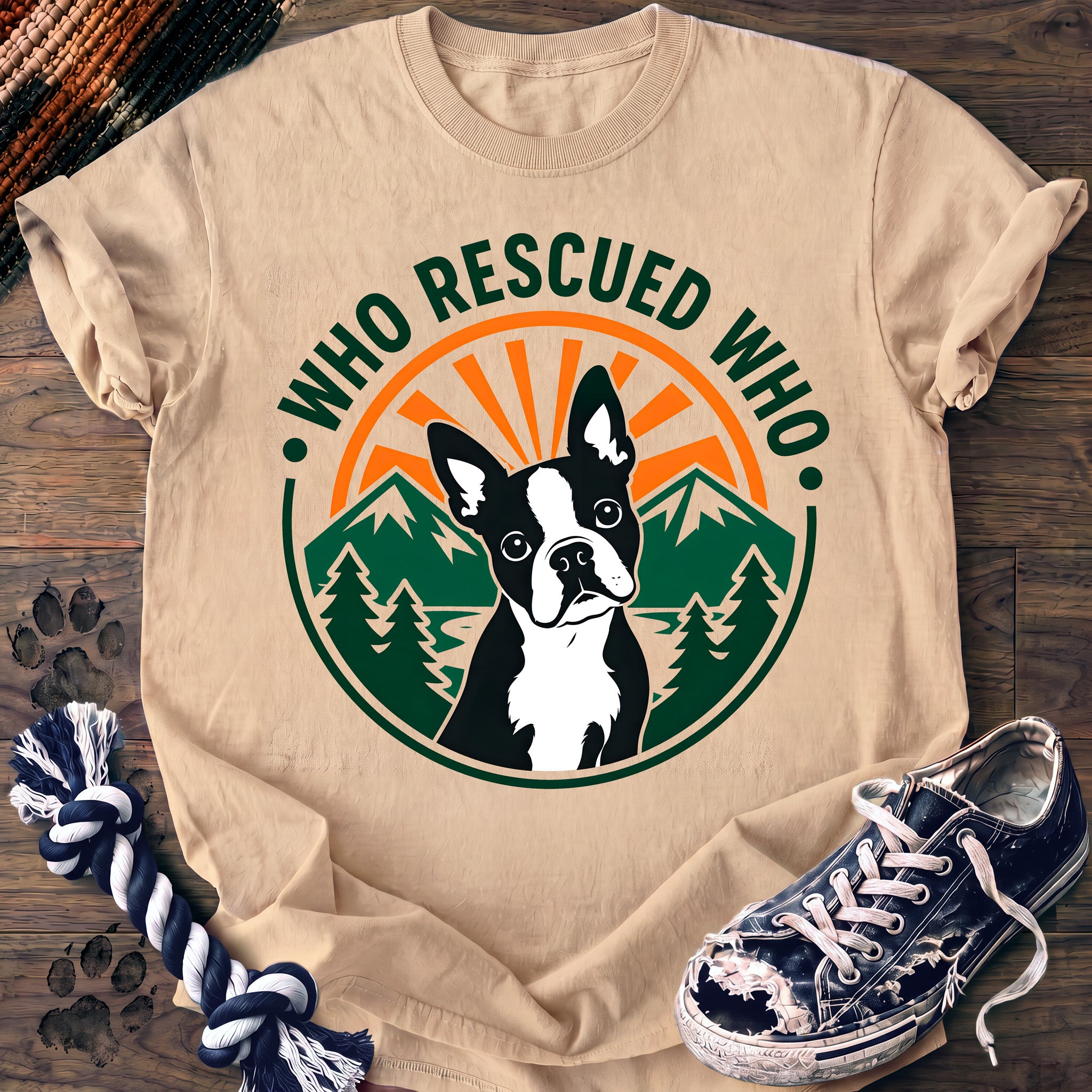 PAWSSION CLUB t-shirt in Ivory color - SKU PC-0073