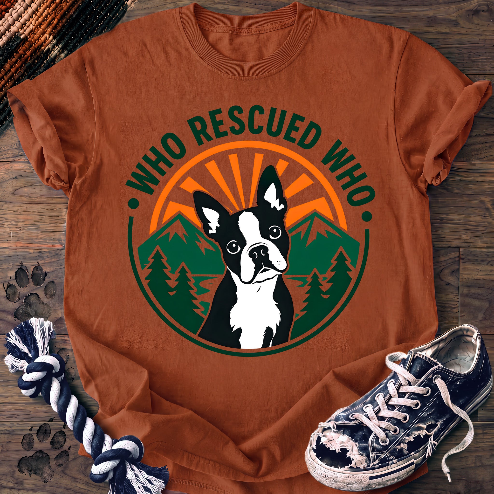 PAWSSION CLUB t-shirt in Yam color - SKU PC-0073