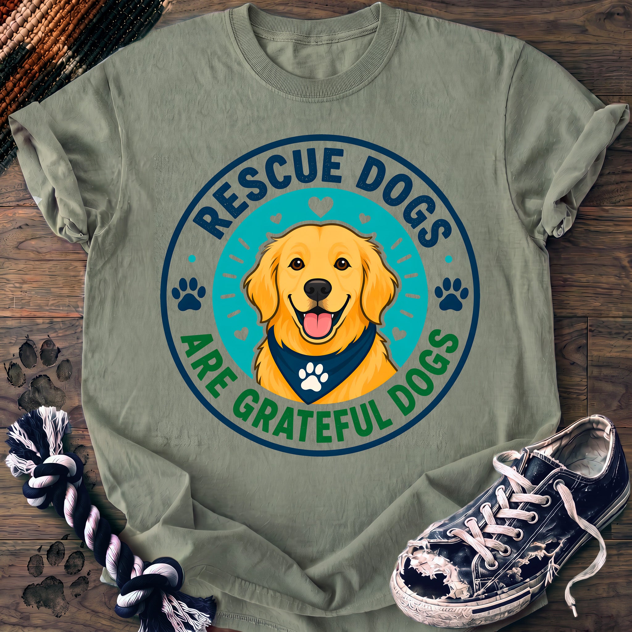 PAWSSION CLUB t-shirt in Bay color - SKU PC-0074