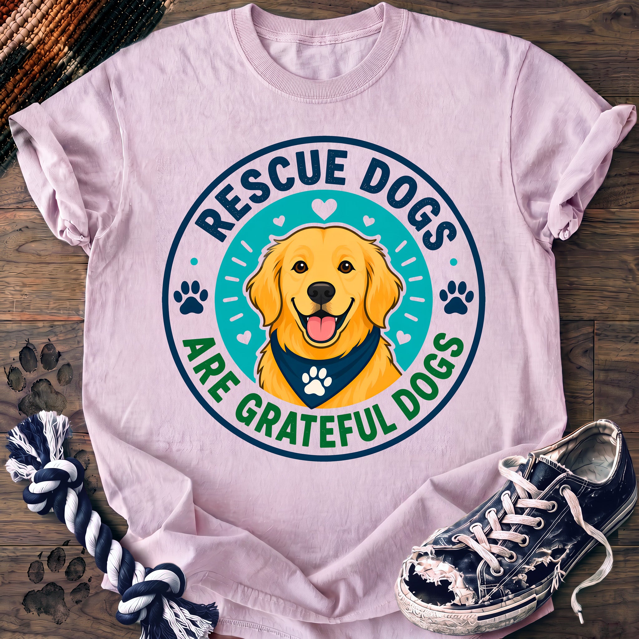 PAWSSION CLUB t-shirt in Blossom color - SKU PC-0074