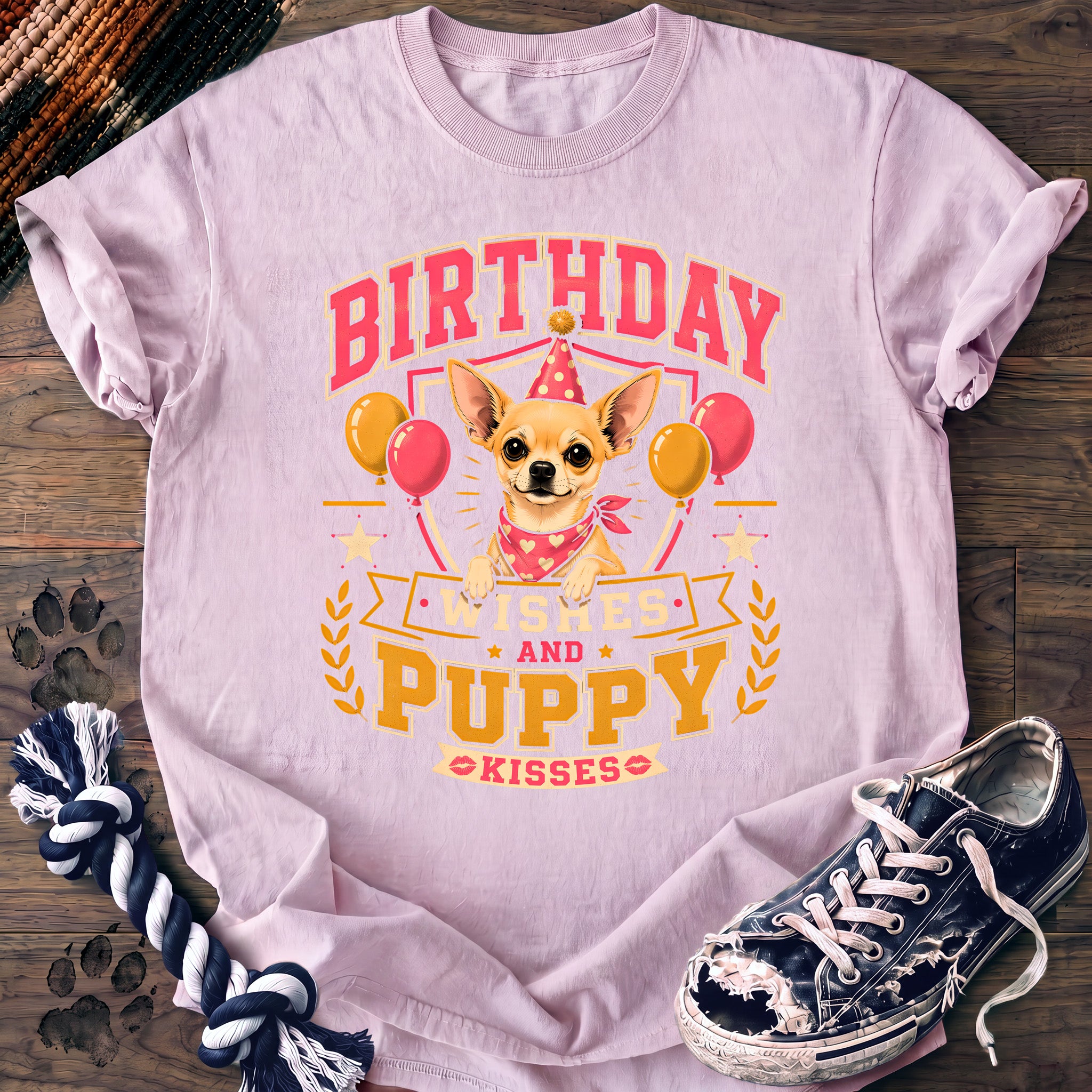 PAWSSION CLUB t-shirt in Blossom color - SKU PC-0076