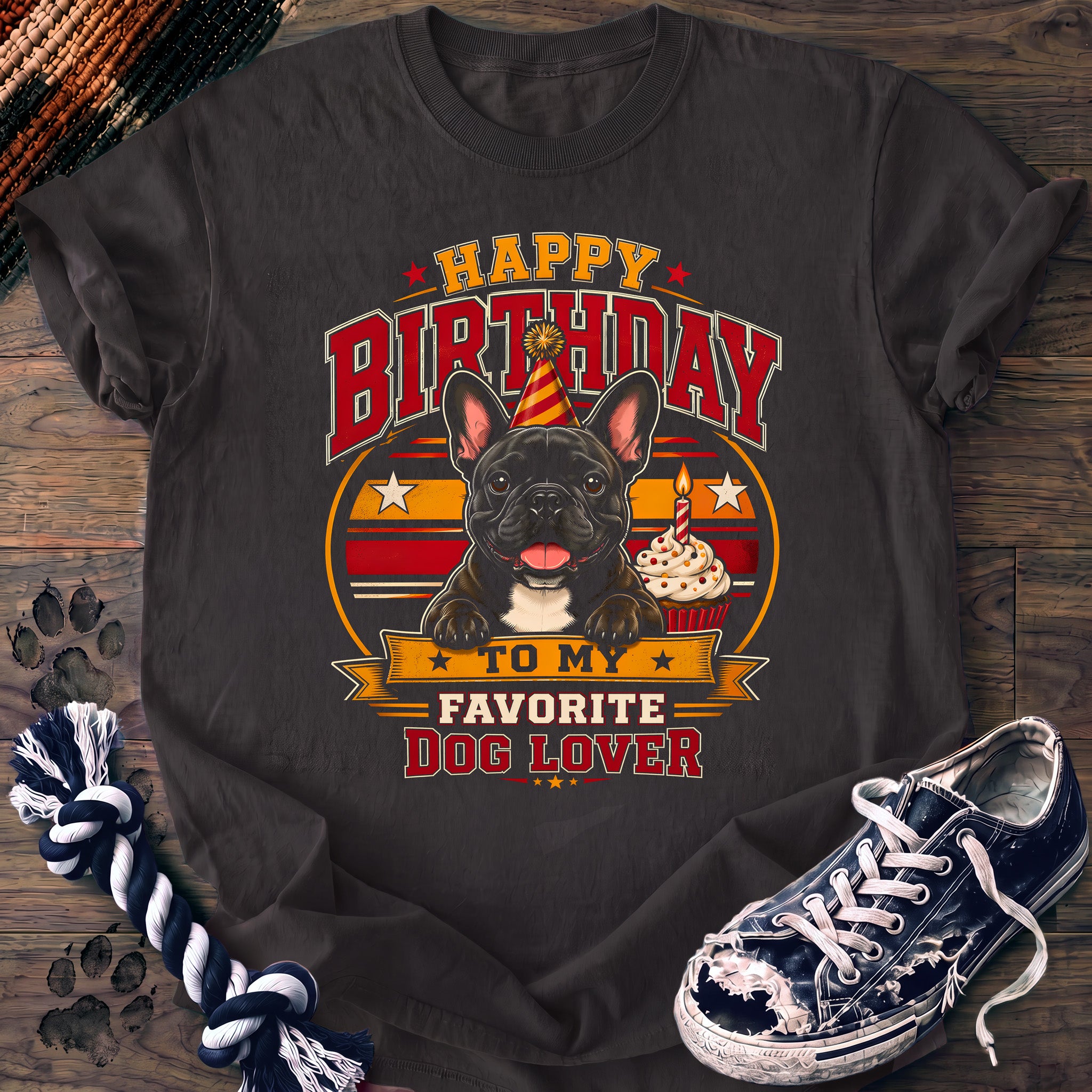 PAWSSION CLUB t-shirt in Graphite color - SKU PC-0077