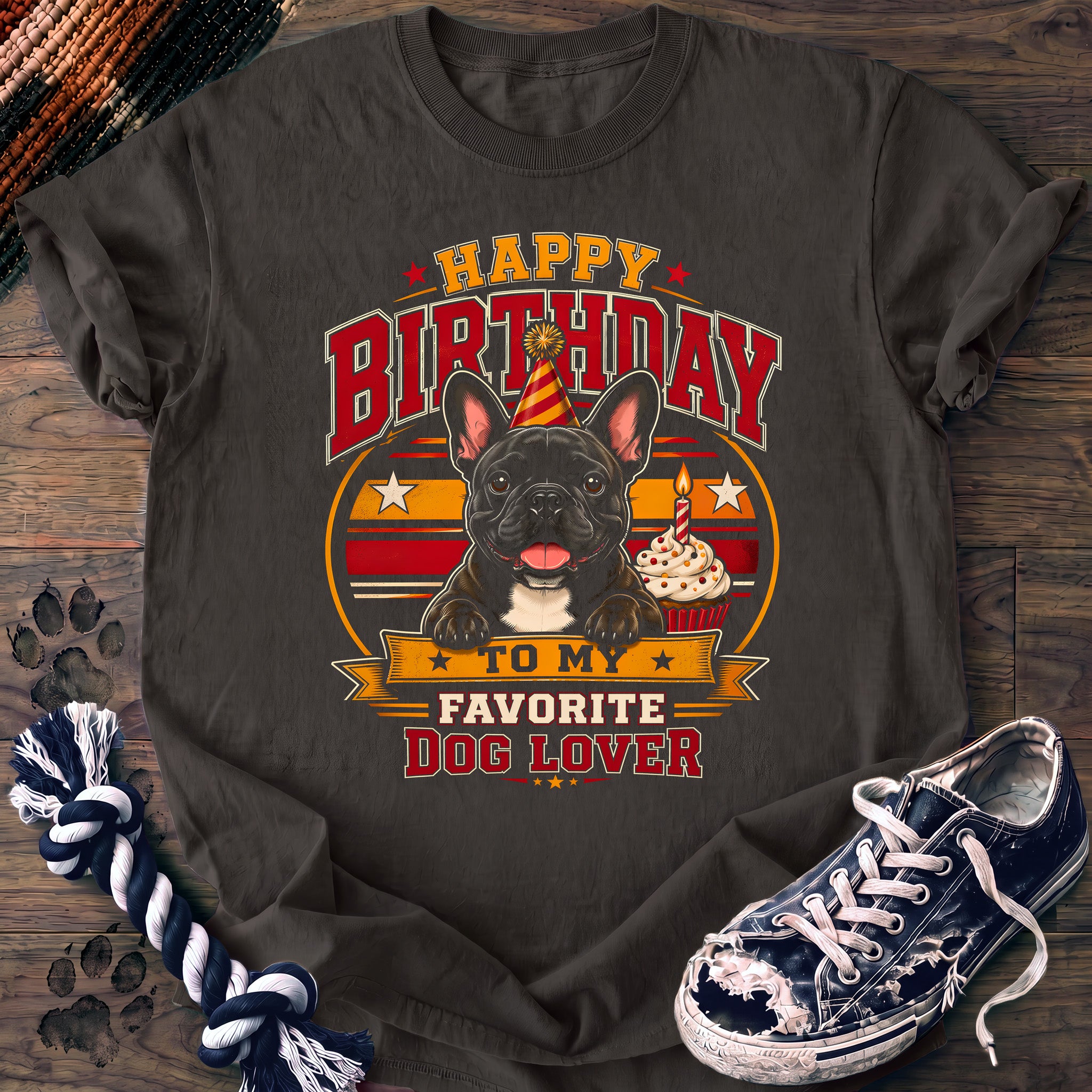 PAWSSION CLUB t-shirt in Pepper color - SKU PC-0077