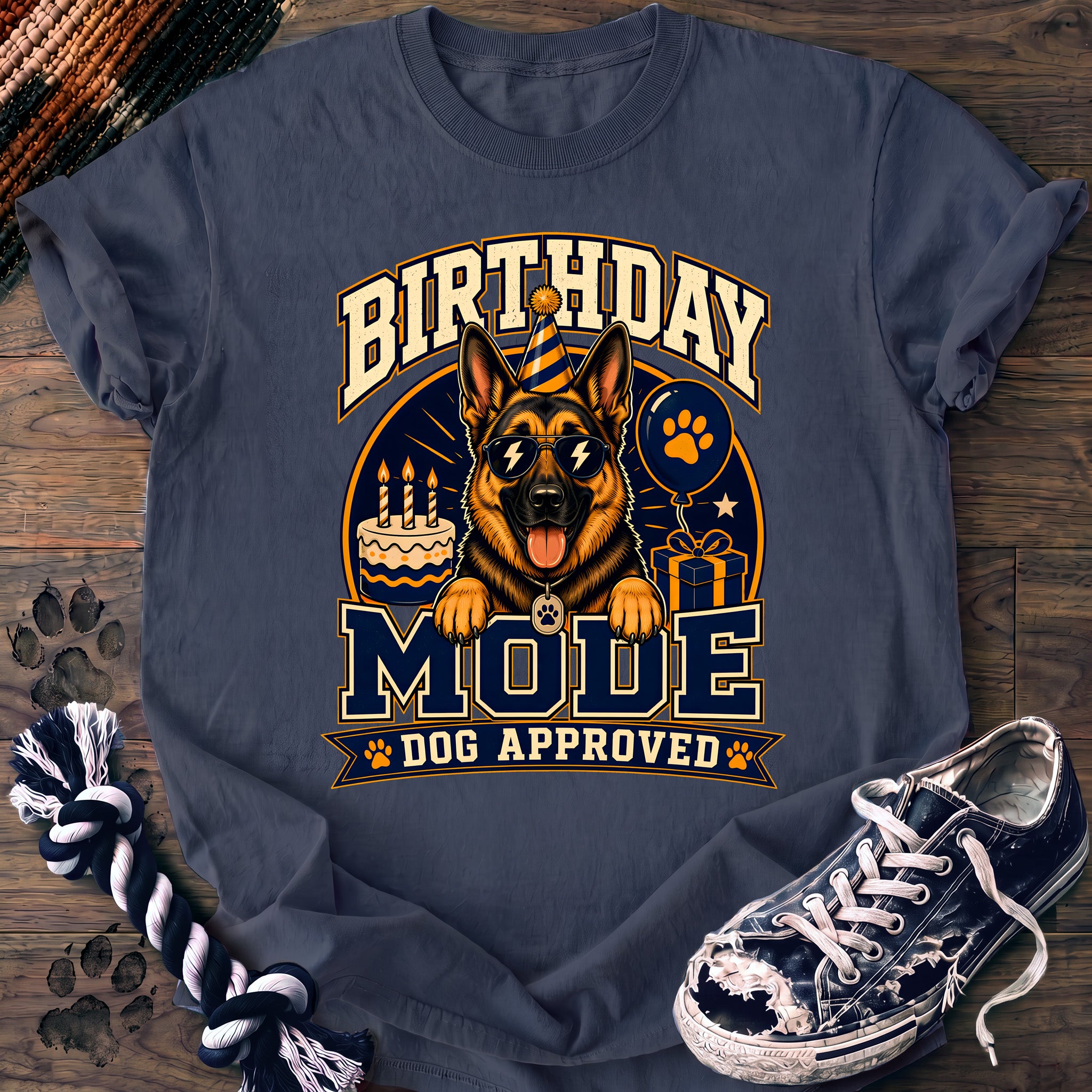 PAWSSION CLUB t-shirt in BlueJean color - SKU PC-0078