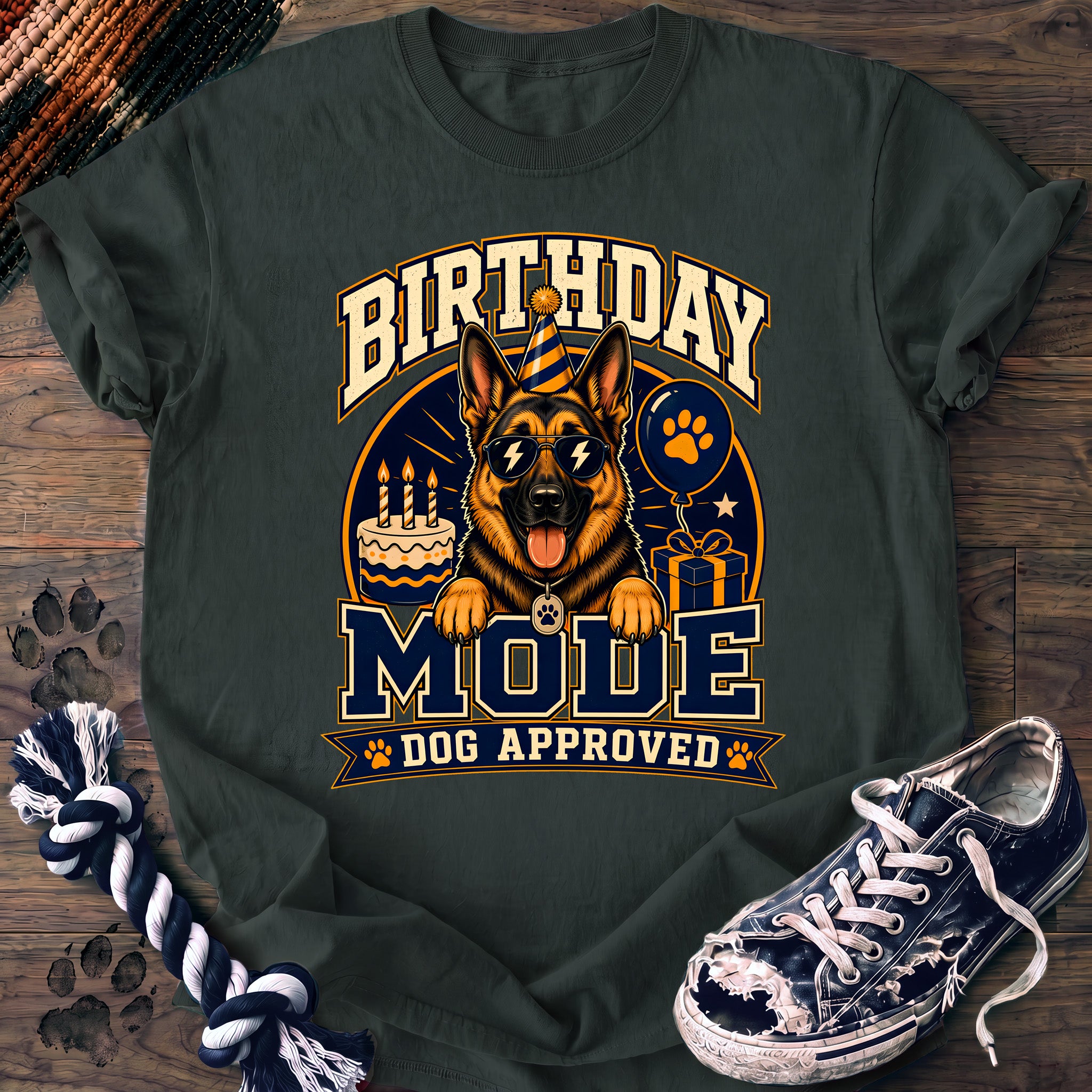 PAWSSION CLUB t-shirt in BlueSpruce color - SKU PC-0078