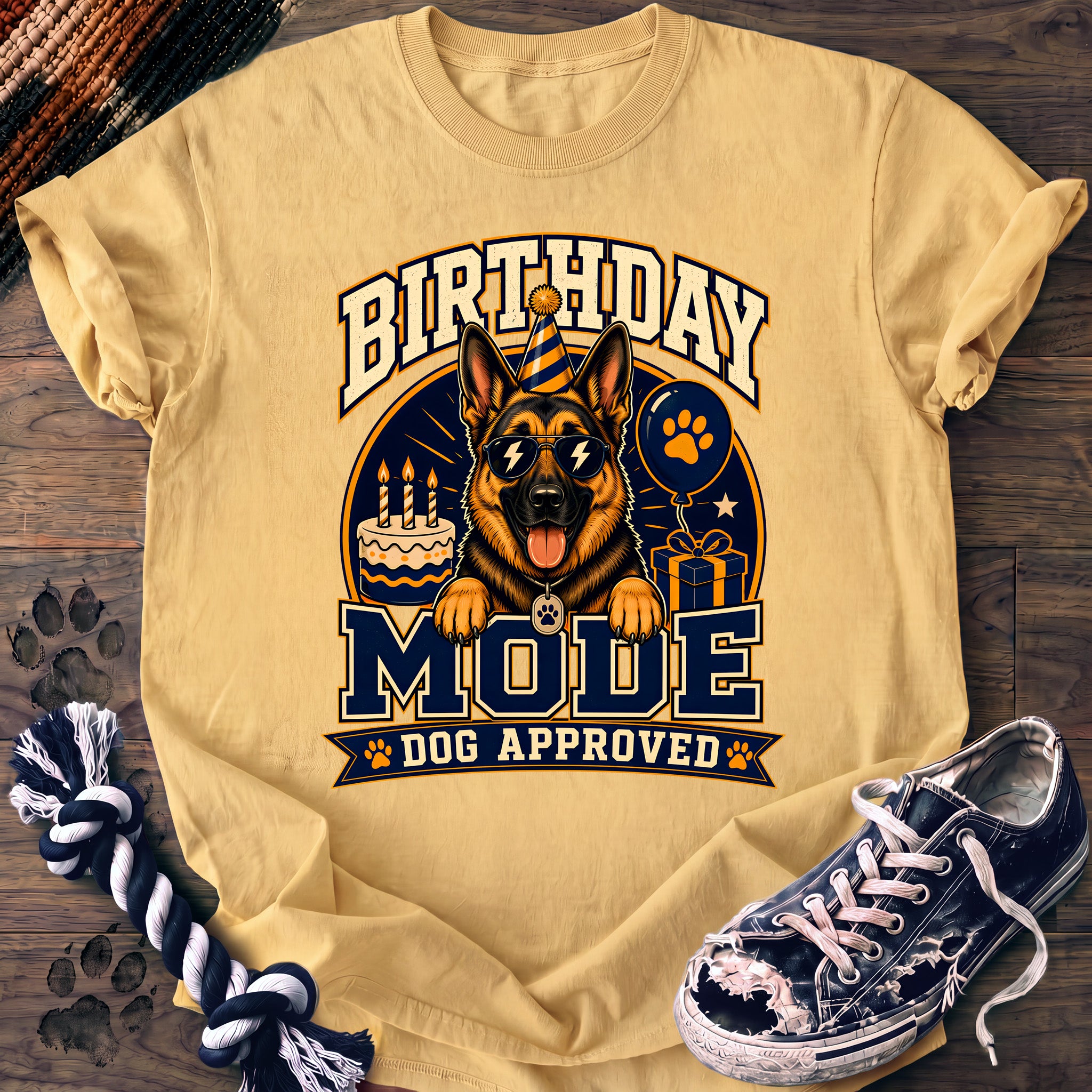 PAWSSION CLUB t-shirt in Butter color - SKU PC-0078