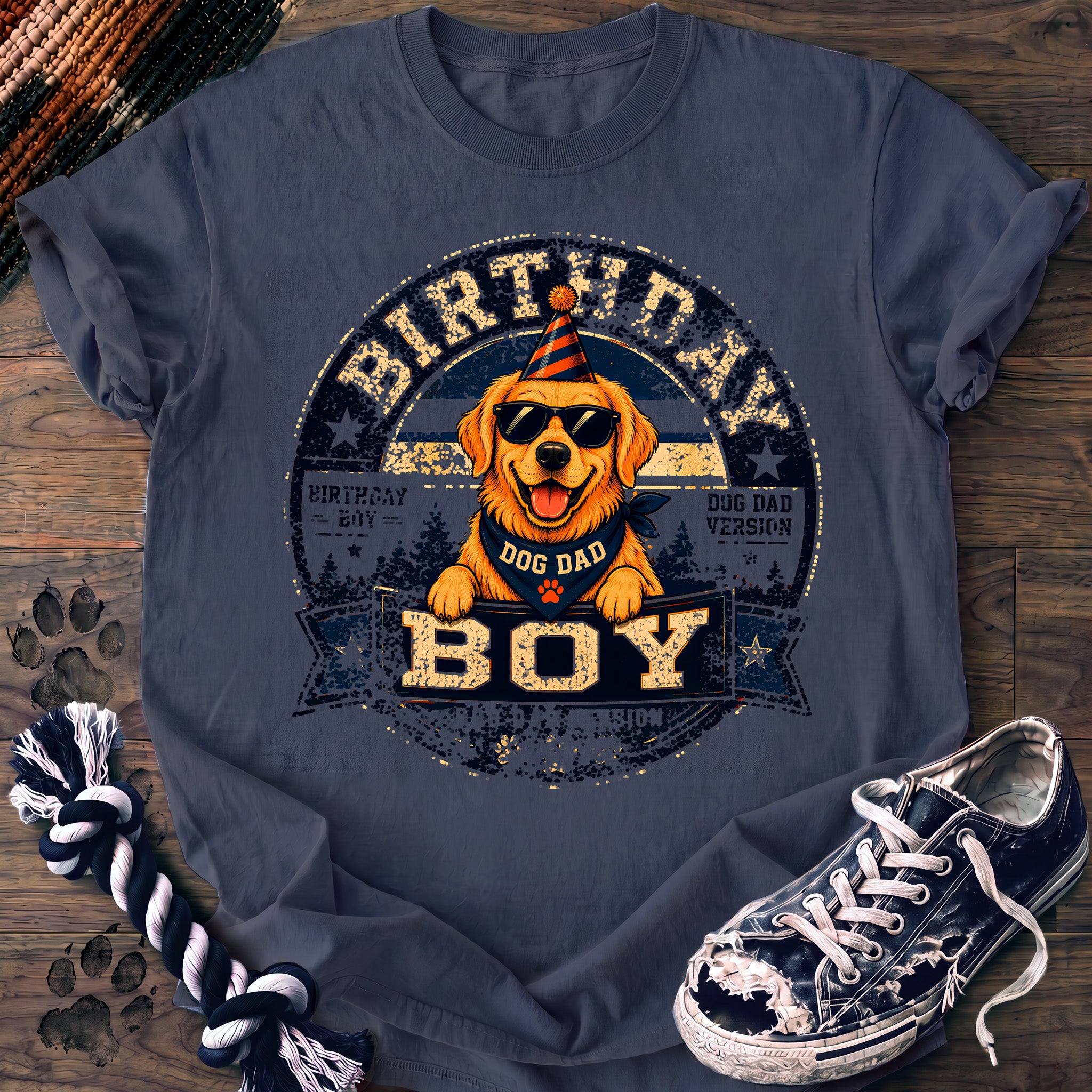 PAWSSION CLUB t-shirt in BlueJean color - SKU PC-0079