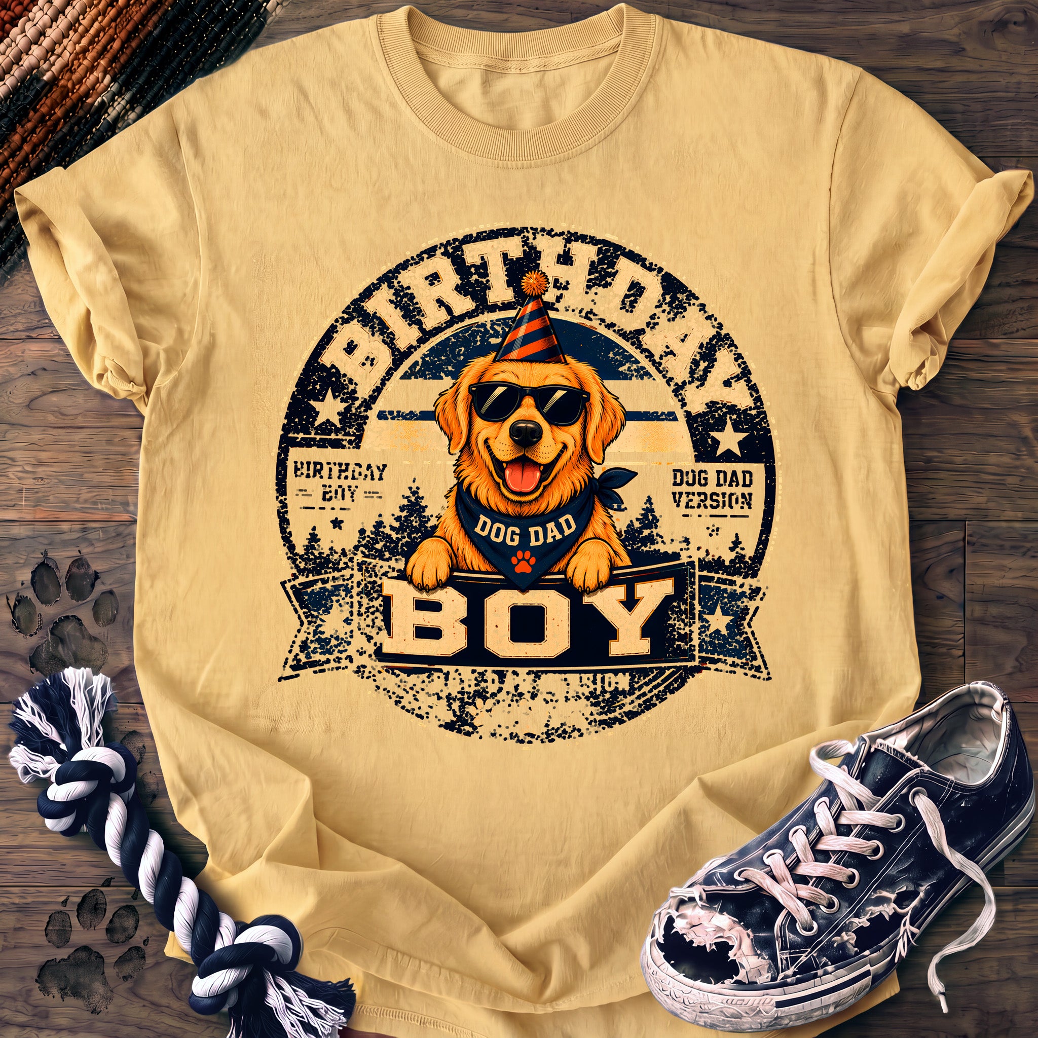 PAWSSION CLUB t-shirt in Butter color - SKU PC-0079