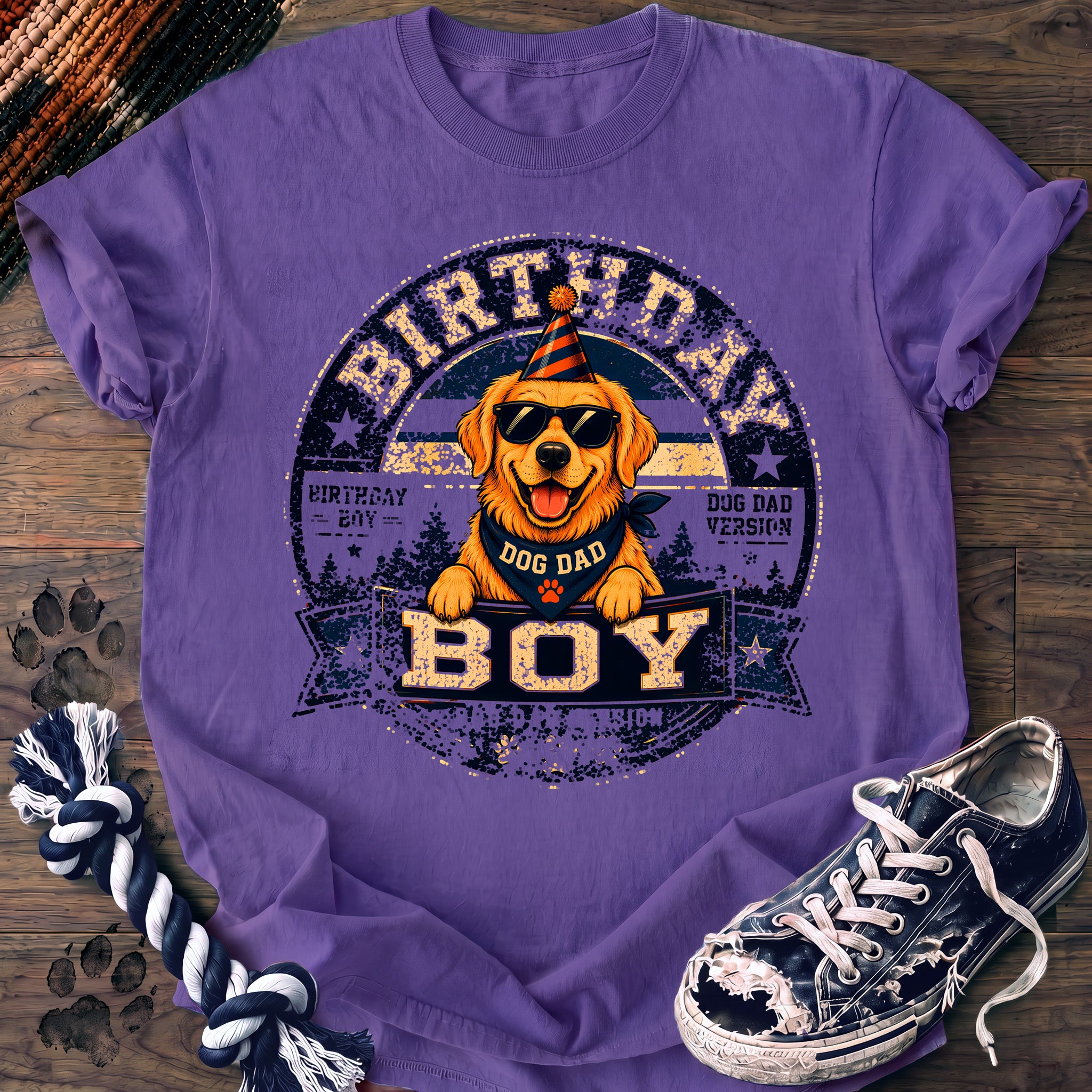 PAWSSION CLUB t-shirt in Violet color - SKU PC-0079