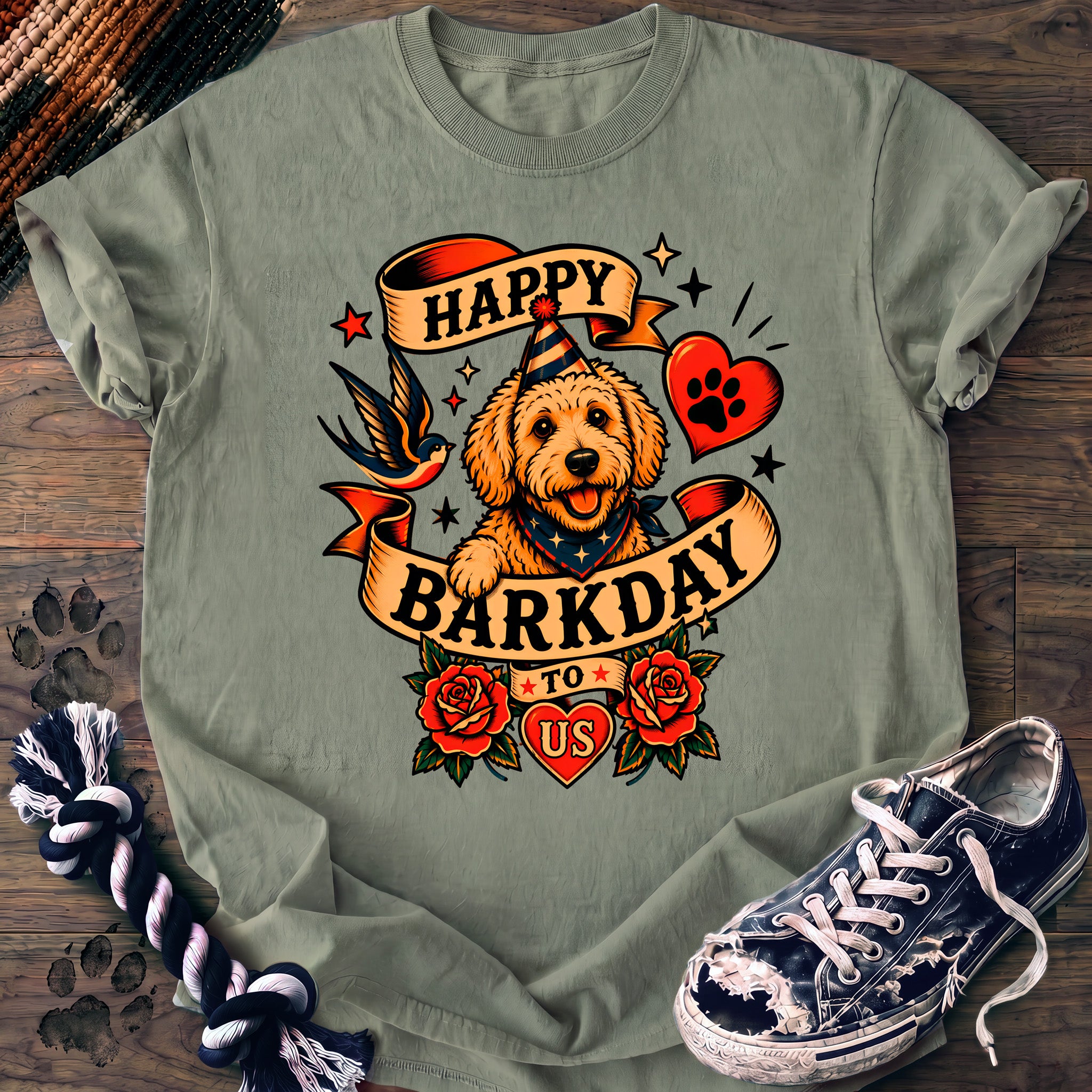 PAWSSION CLUB t-shirt in Bay color - SKU PC-0080
