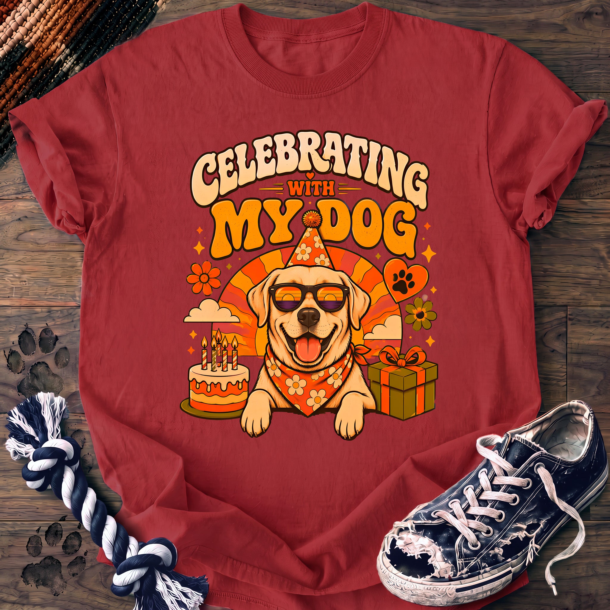 PAWSSION CLUB t-shirt in Watermelon color - SKU PC-0081