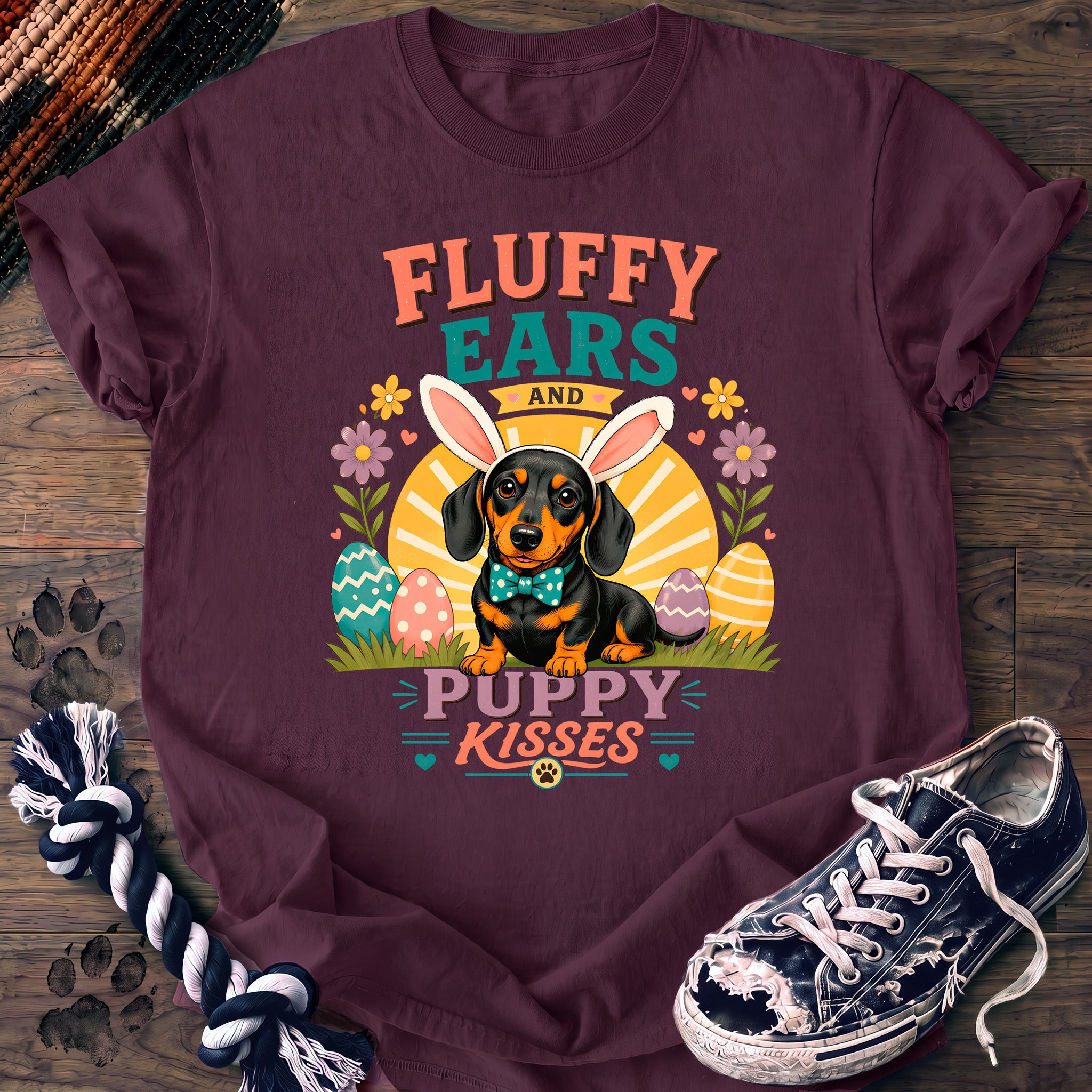 PAWSSION CLUB t-shirt in Berry color - SKU PC-0082