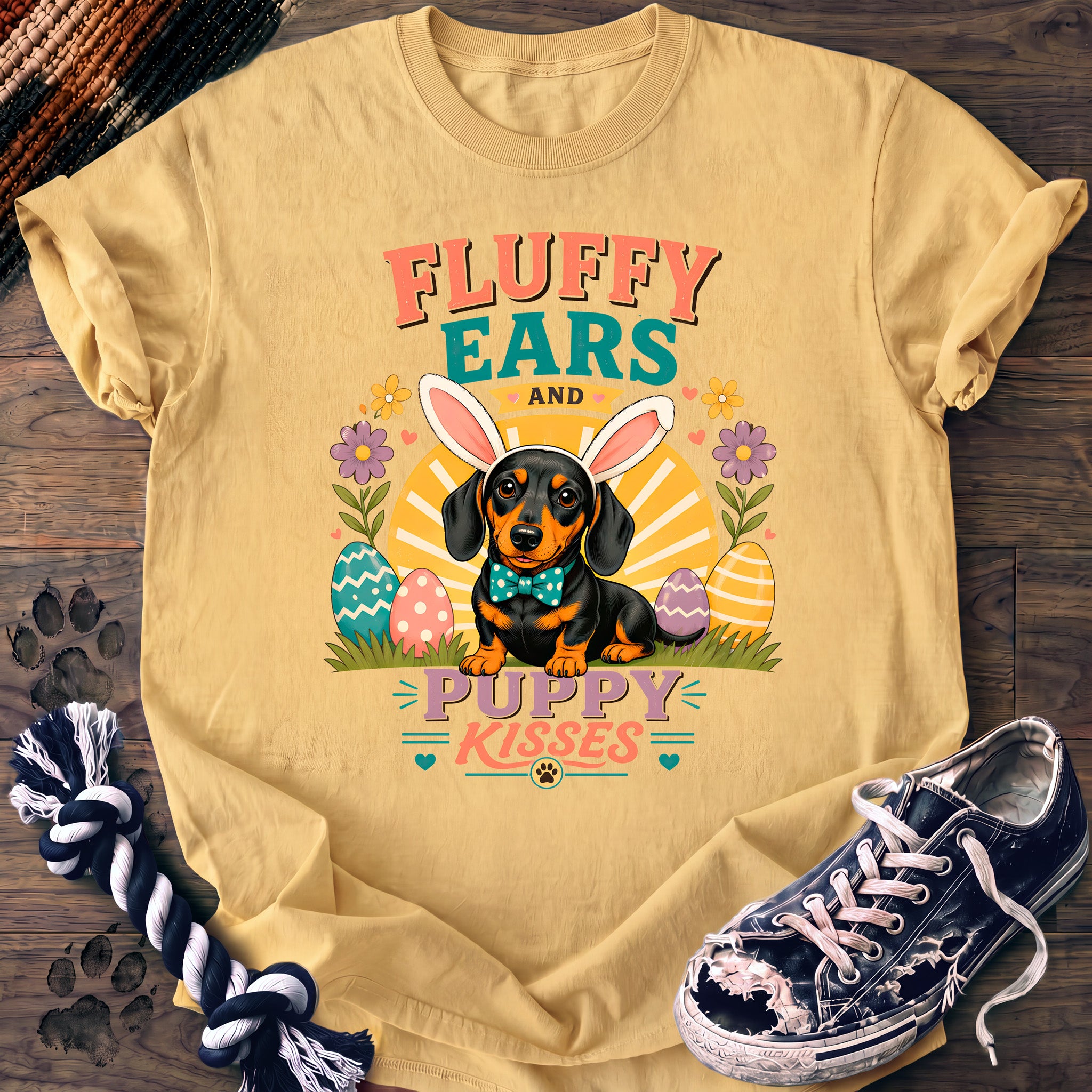 PAWSSION CLUB t-shirt in Butter color - SKU PC-0082