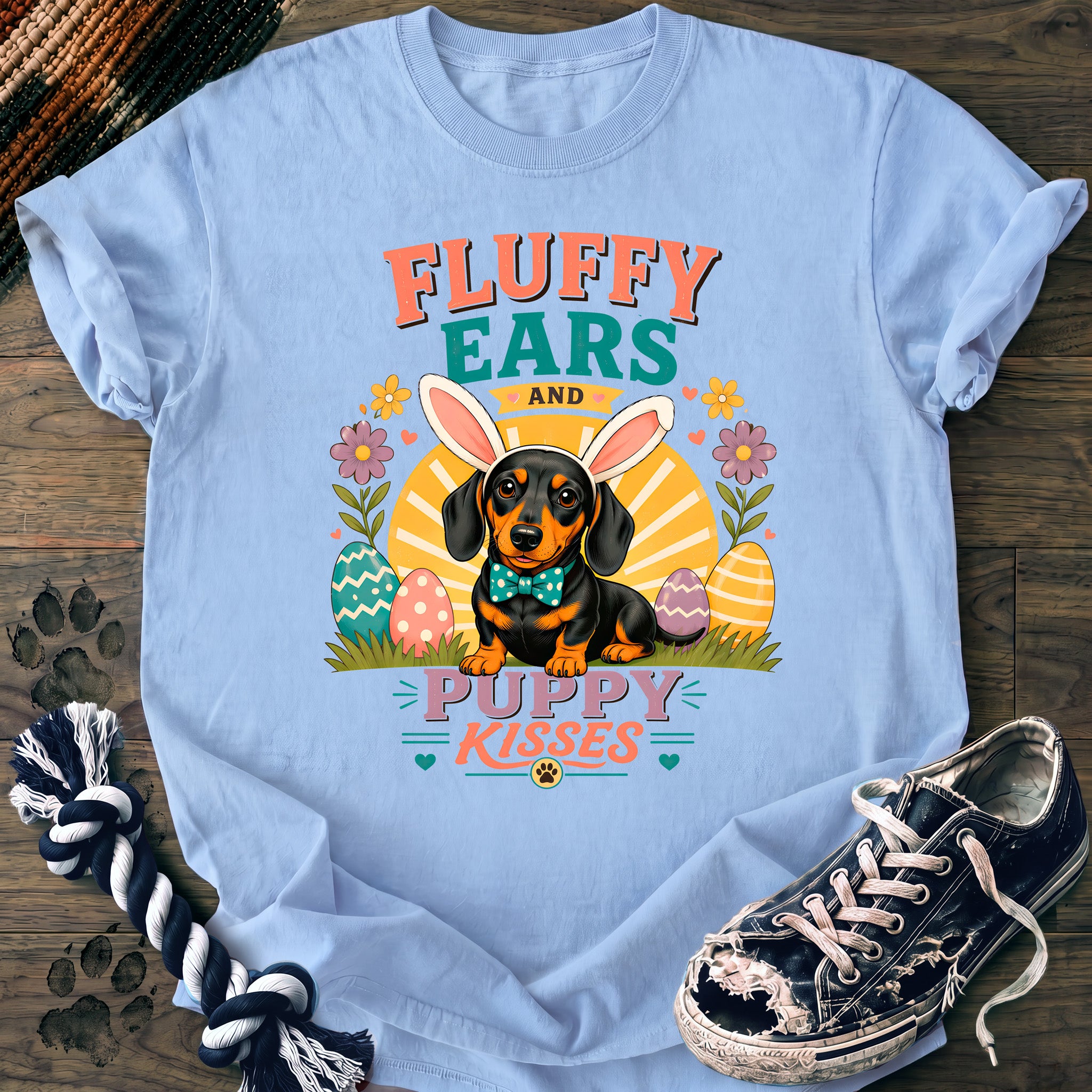 PAWSSION CLUB t-shirt in Chambray color - SKU PC-0082