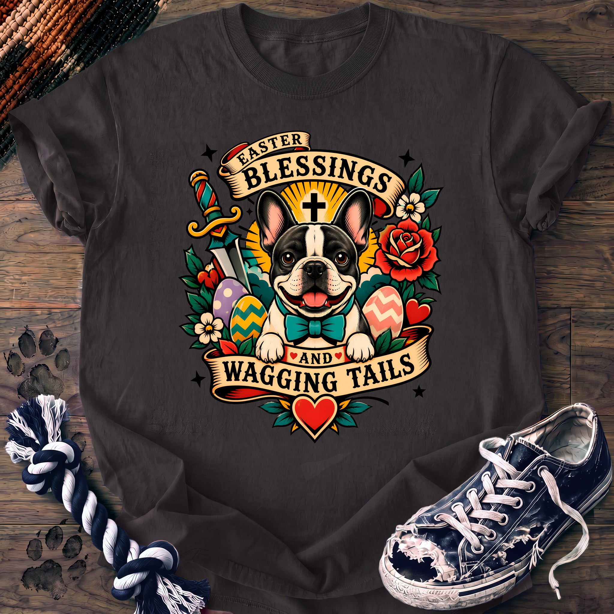 PAWSSION CLUB t-shirt in Graphite color - SKU PC-0083