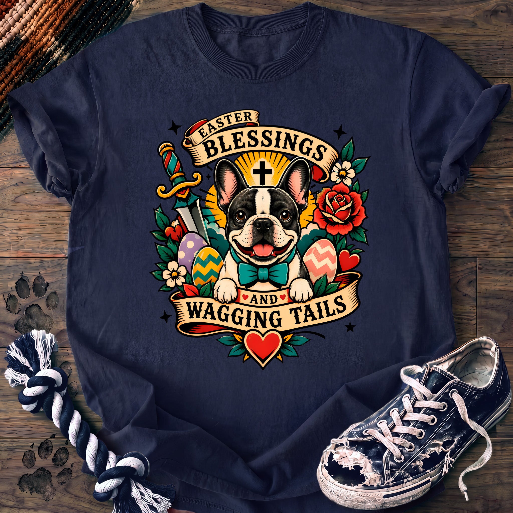 PAWSSION CLUB t-shirt in Navy color - SKU PC-0083
