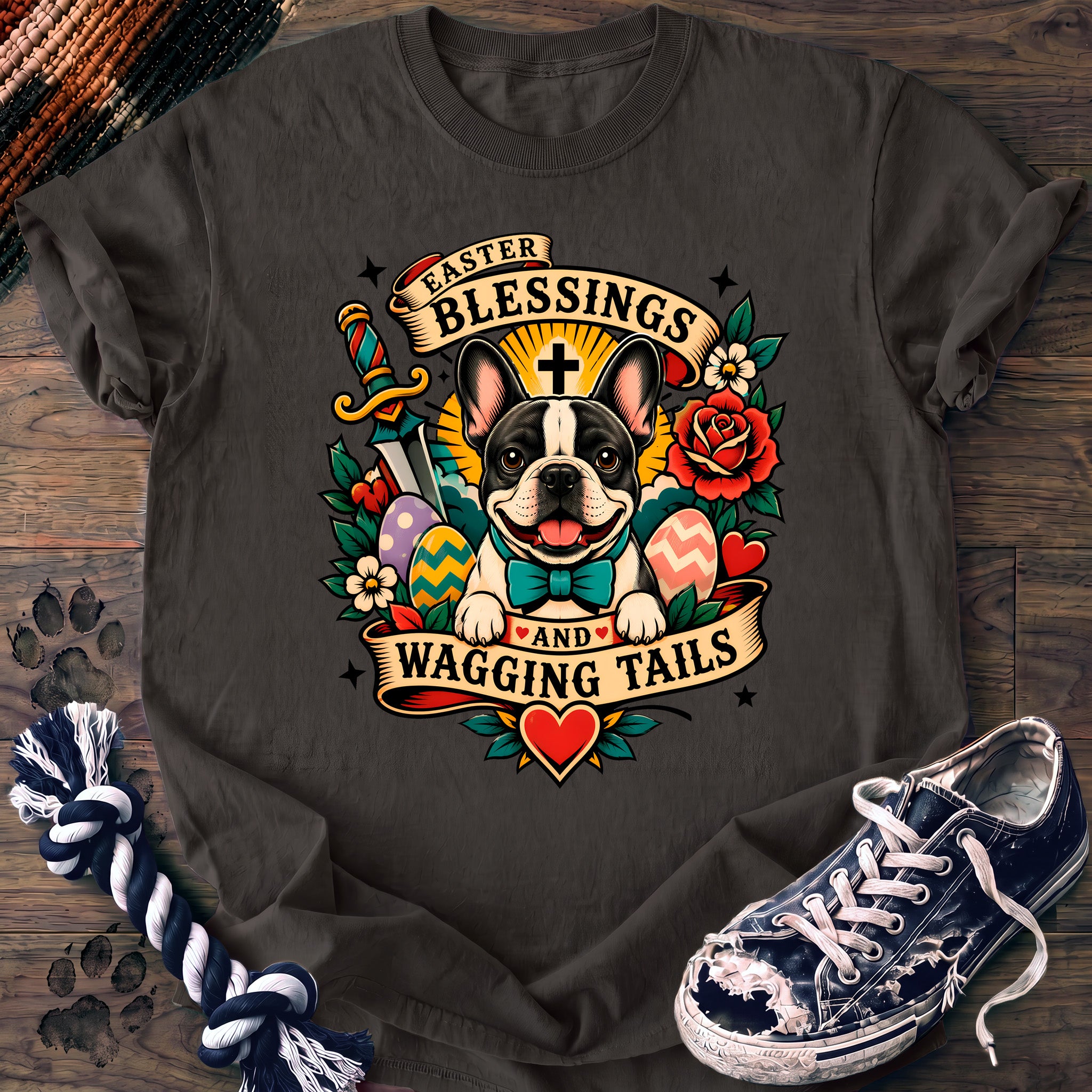 PAWSSION CLUB t-shirt in Pepper color - SKU PC-0083
