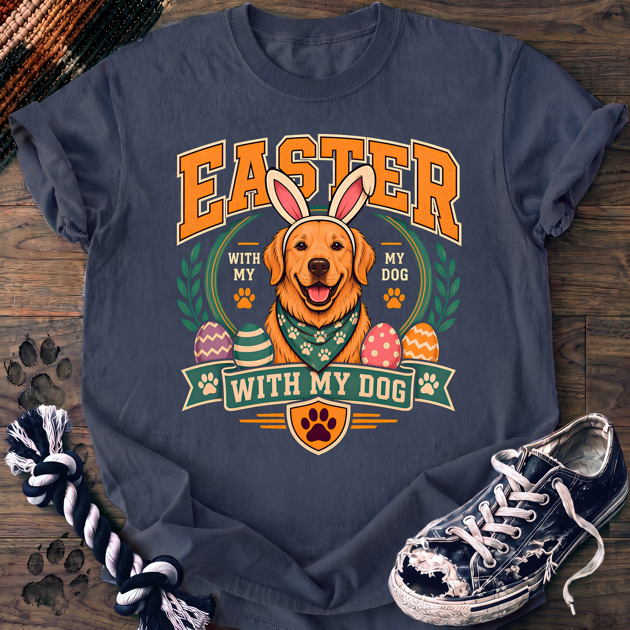 PAWSSION CLUB t-shirt in BlueJean color - SKU PC-0084