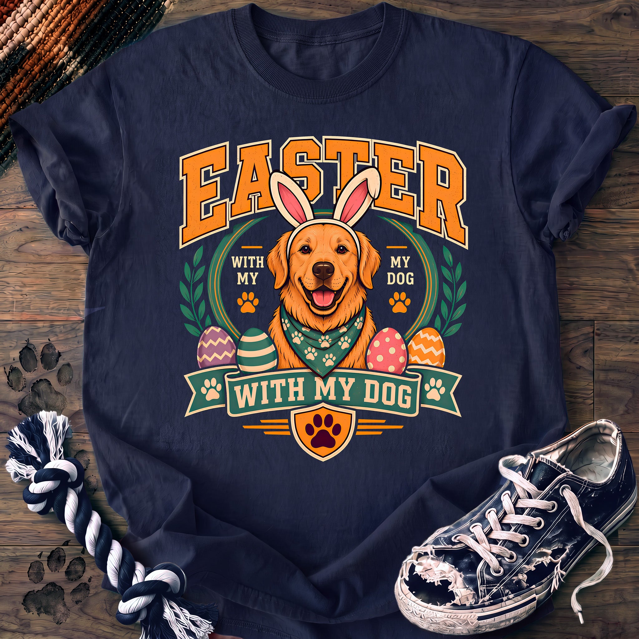PAWSSION CLUB t-shirt in Navy color - SKU PC-0084
