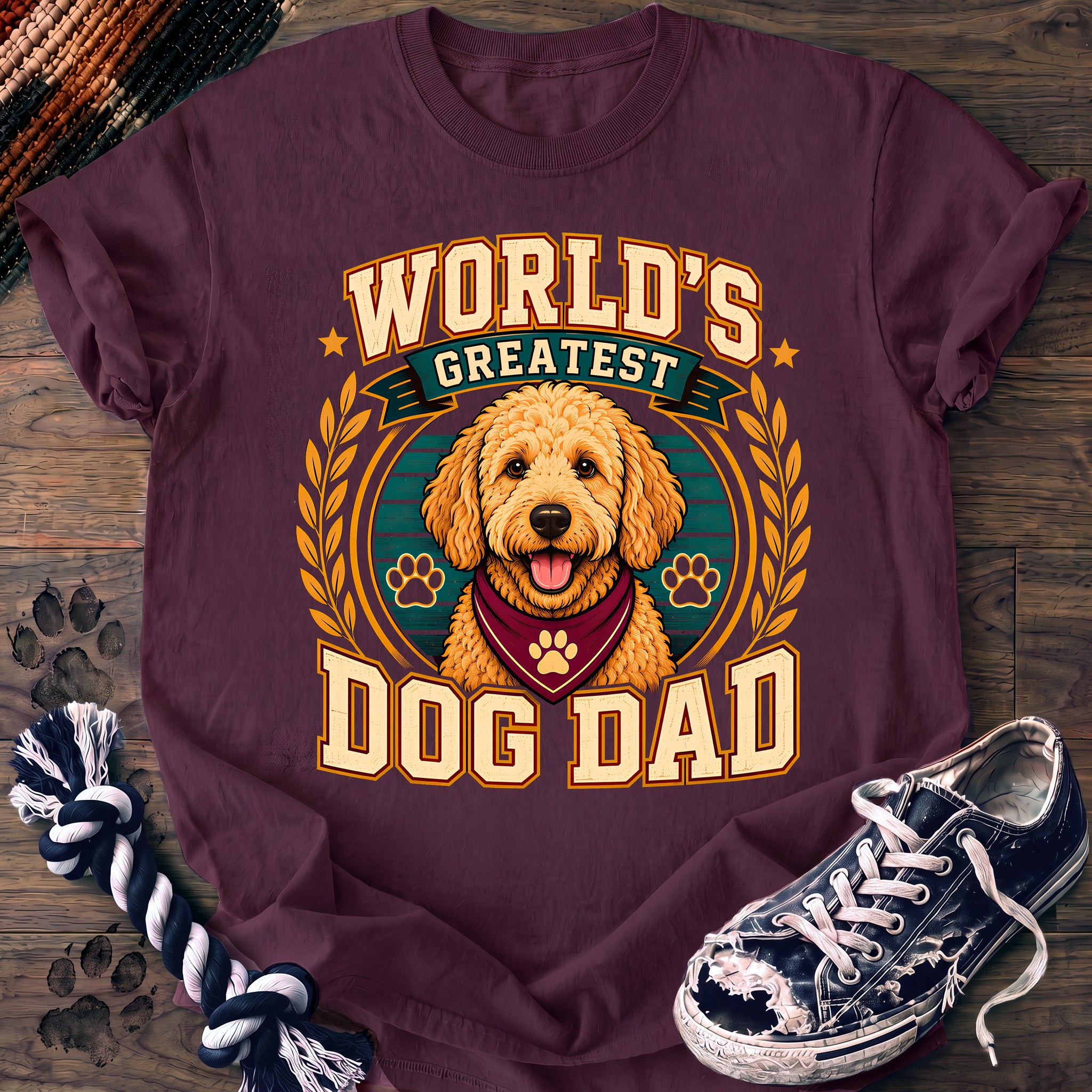 PAWSSION CLUB t-shirt in Berry color - SKU PC-0085