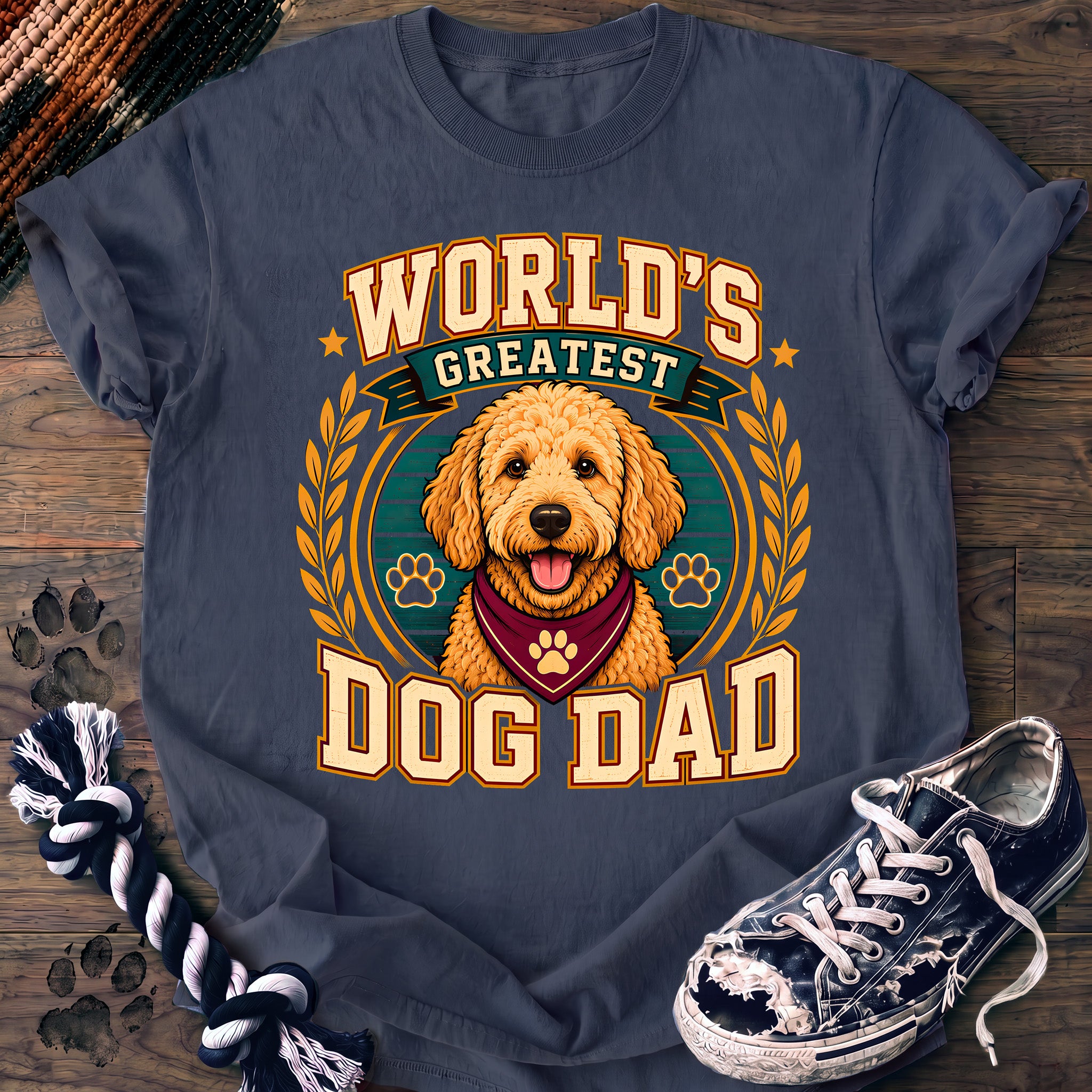 PAWSSION CLUB t-shirt in BlueJean color - SKU PC-0085