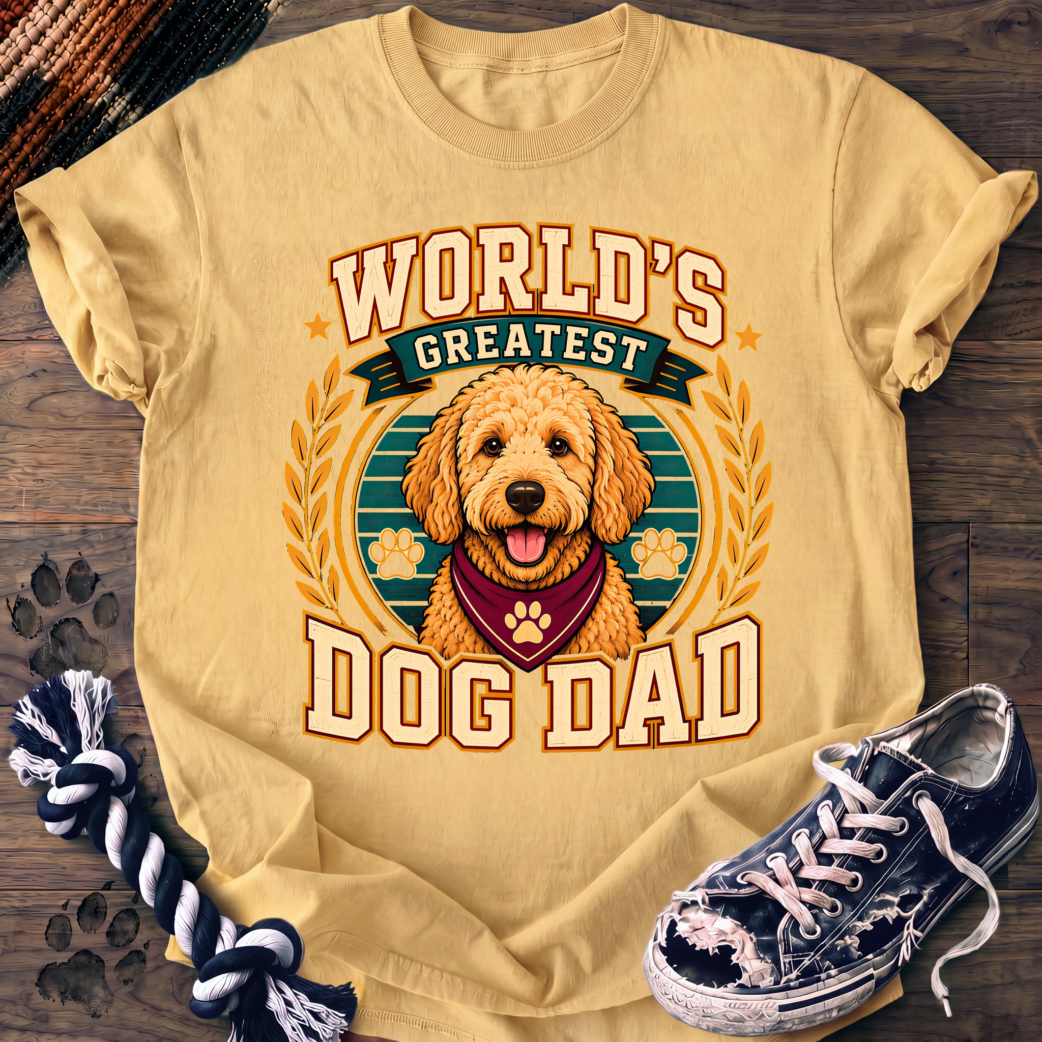 PAWSSION CLUB t-shirt in Butter color - SKU PC-0085