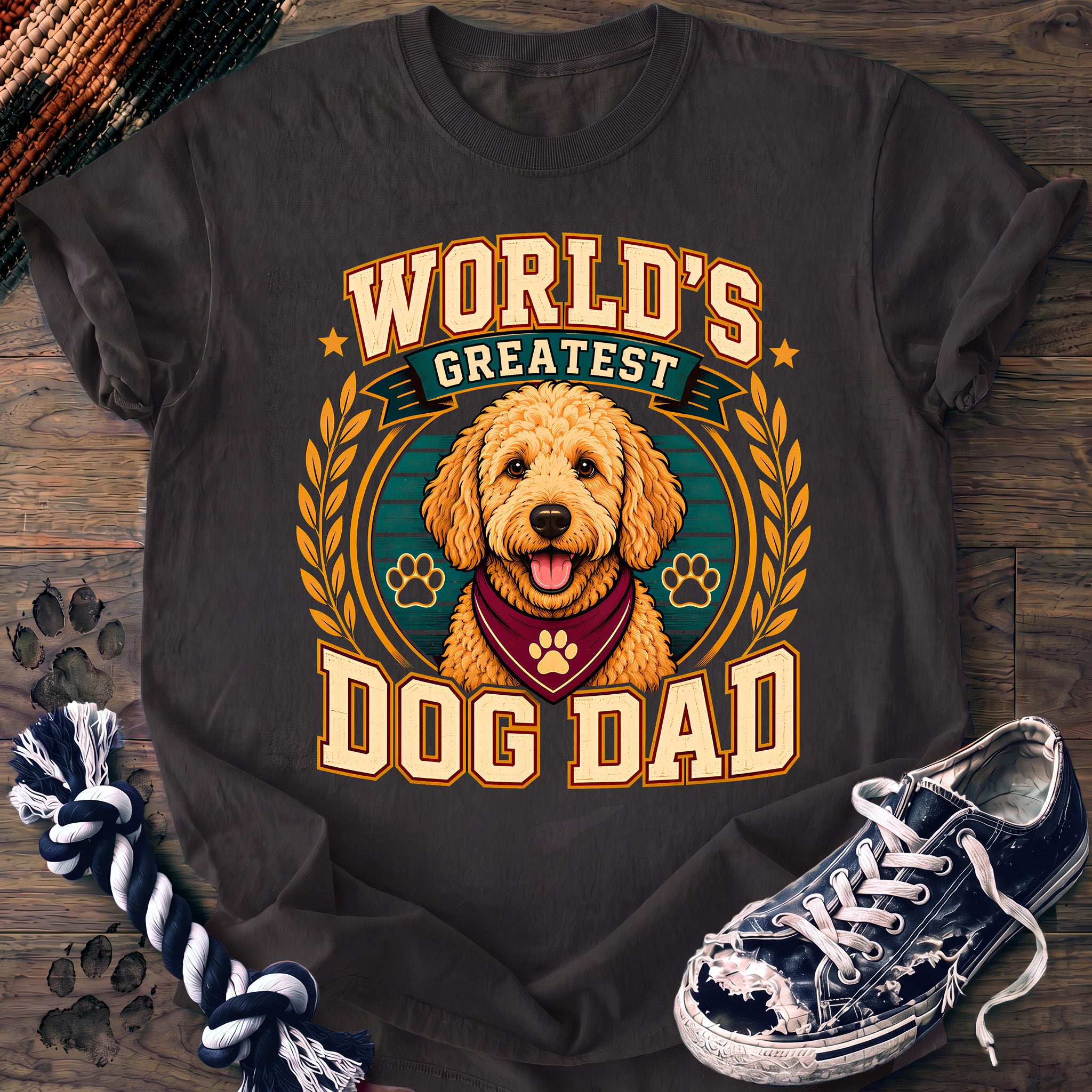 PAWSSION CLUB t-shirt in Graphite color - SKU PC-0085