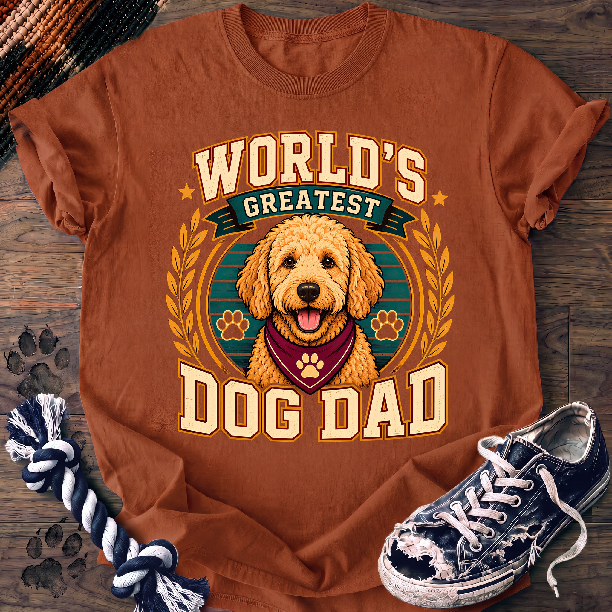 PAWSSION CLUB t-shirt in Yam color - SKU PC-0085