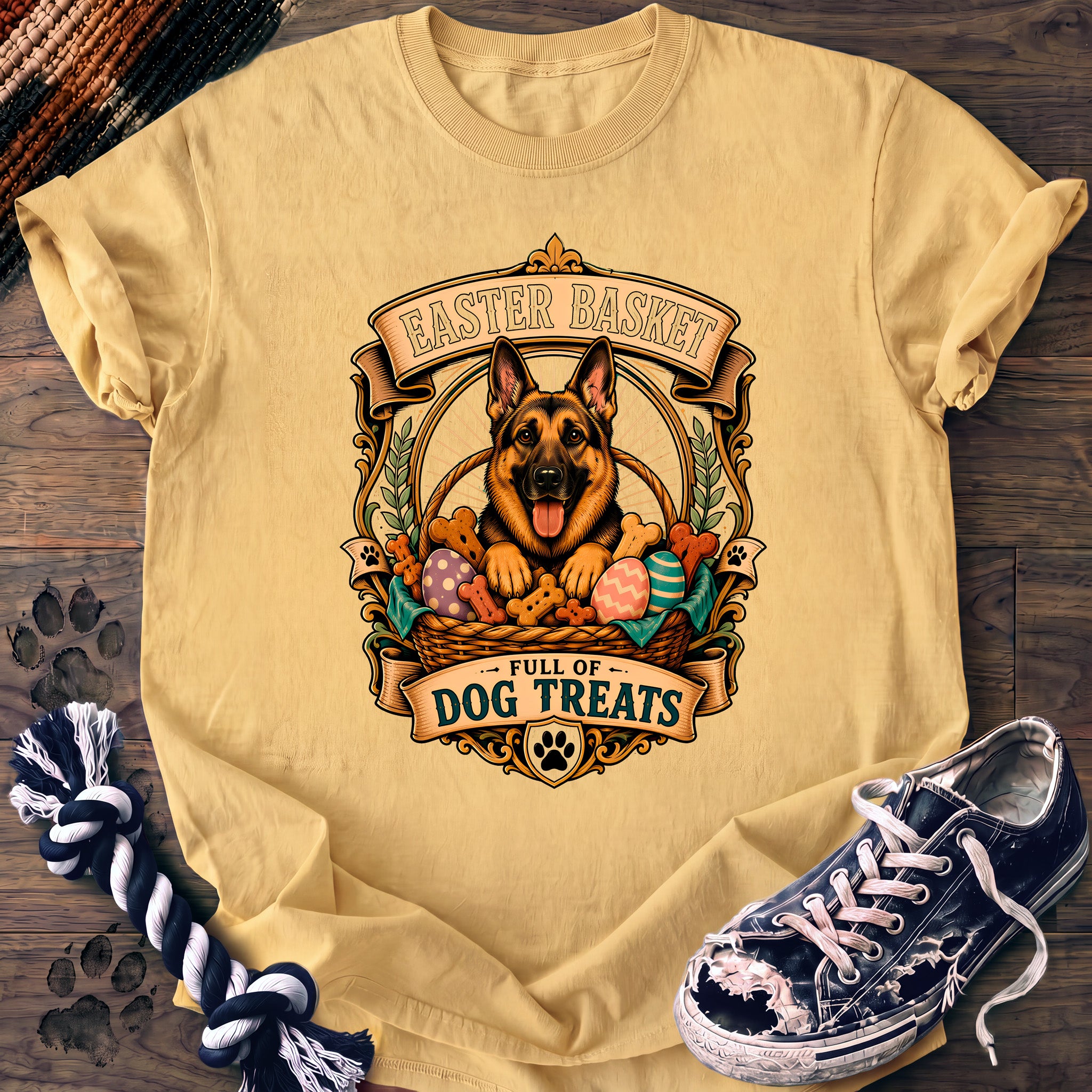 PAWSSION CLUB t-shirt in Butter color - SKU PC-0086