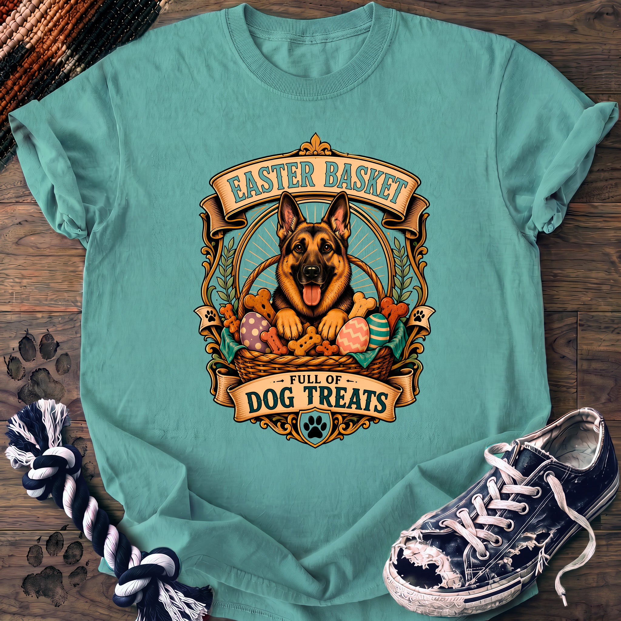 PAWSSION CLUB t-shirt in ChalkyMint color - SKU PC-0086