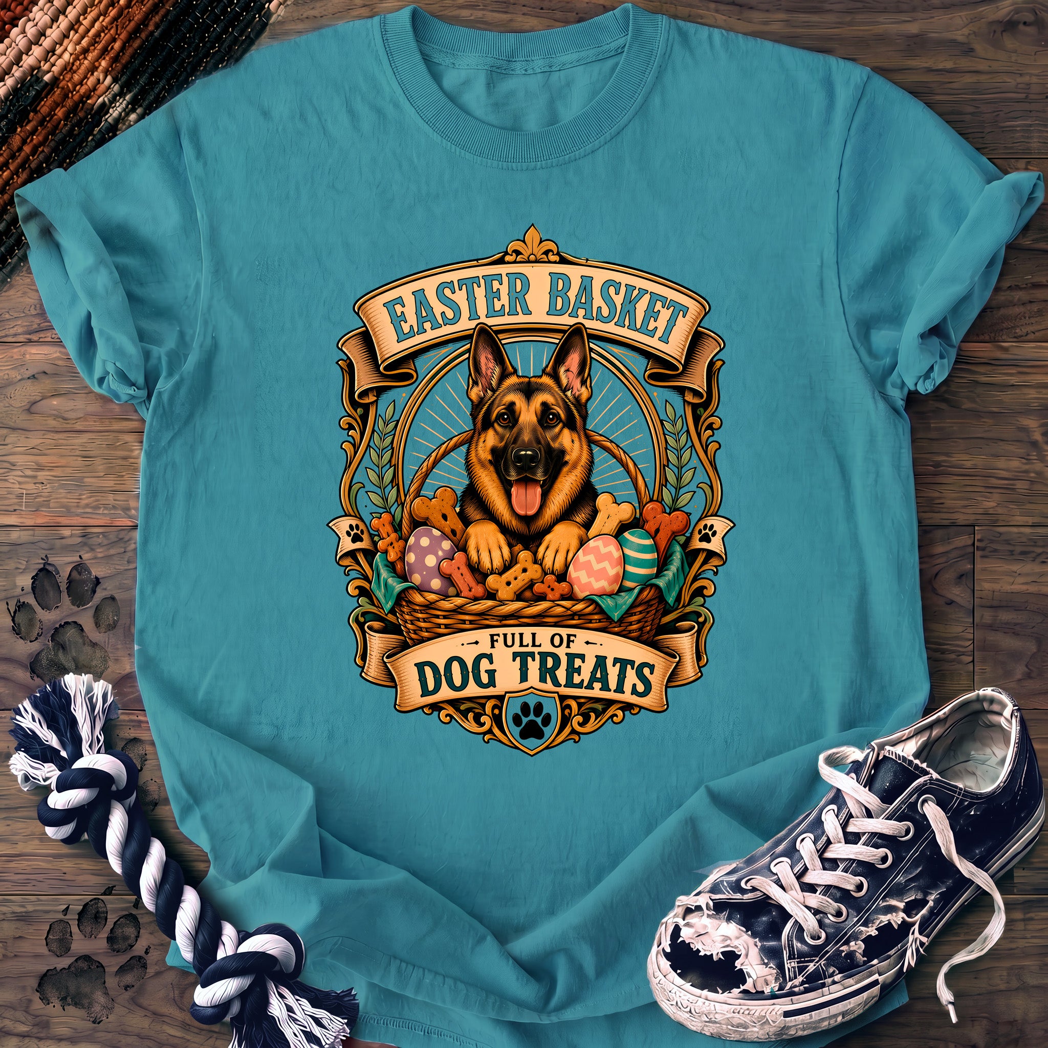 PAWSSION CLUB t-shirt in LagoonBlue color - SKU PC-0086