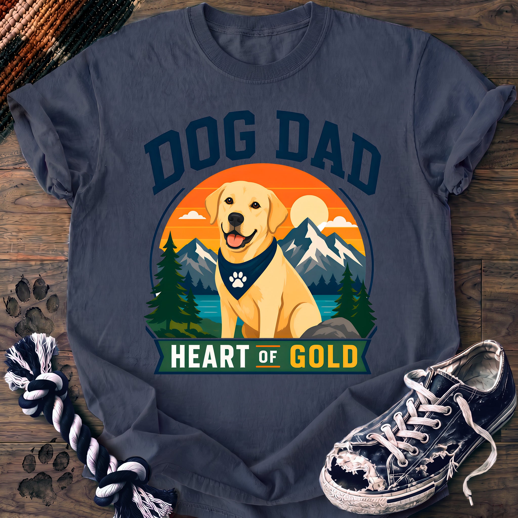 PAWSSION CLUB t-shirt in BlueJean color - SKU PC-0087