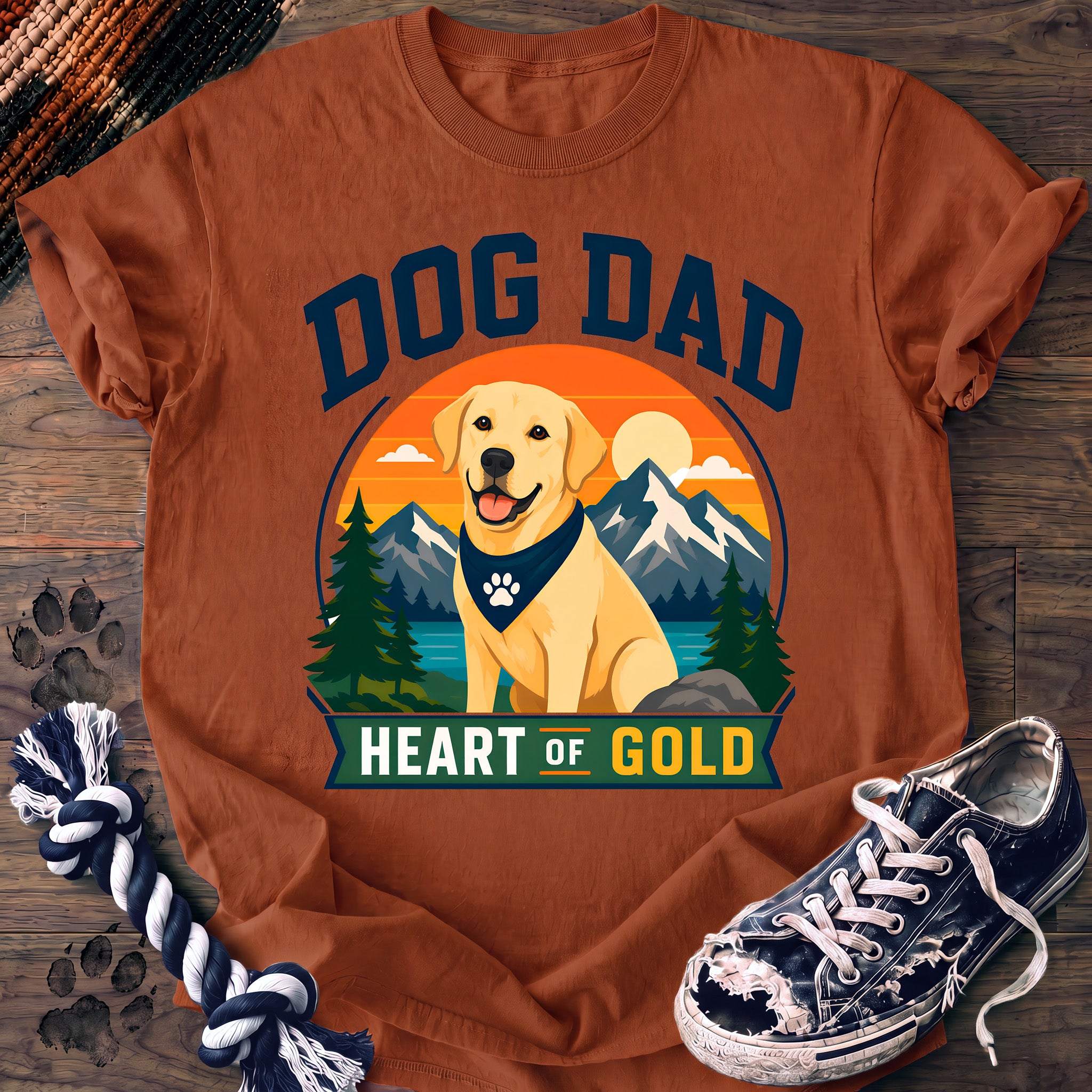 PAWSSION CLUB t-shirt in Yam color - SKU PC-0087