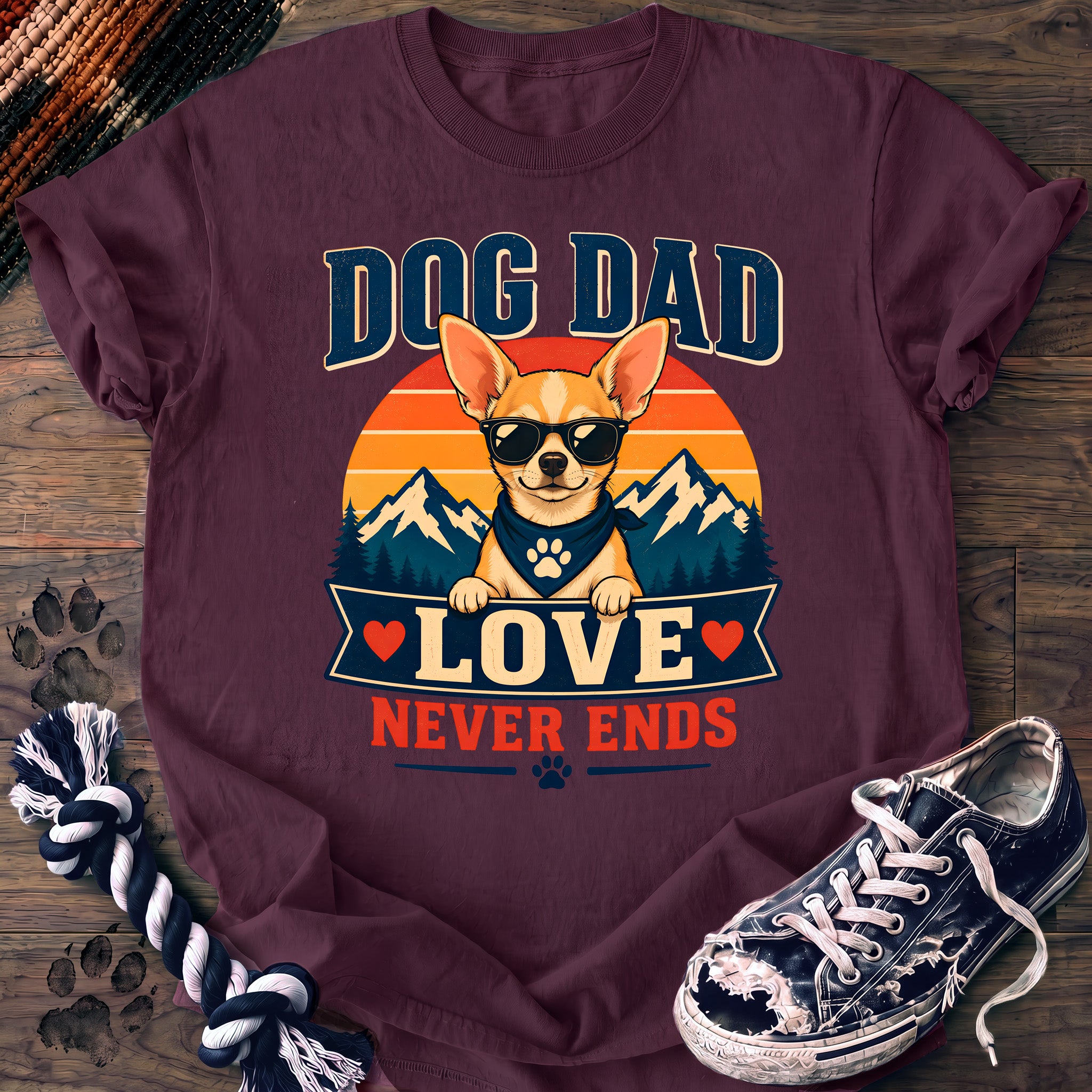 PAWSSION CLUB t-shirt in Berry color - SKU PC-0088