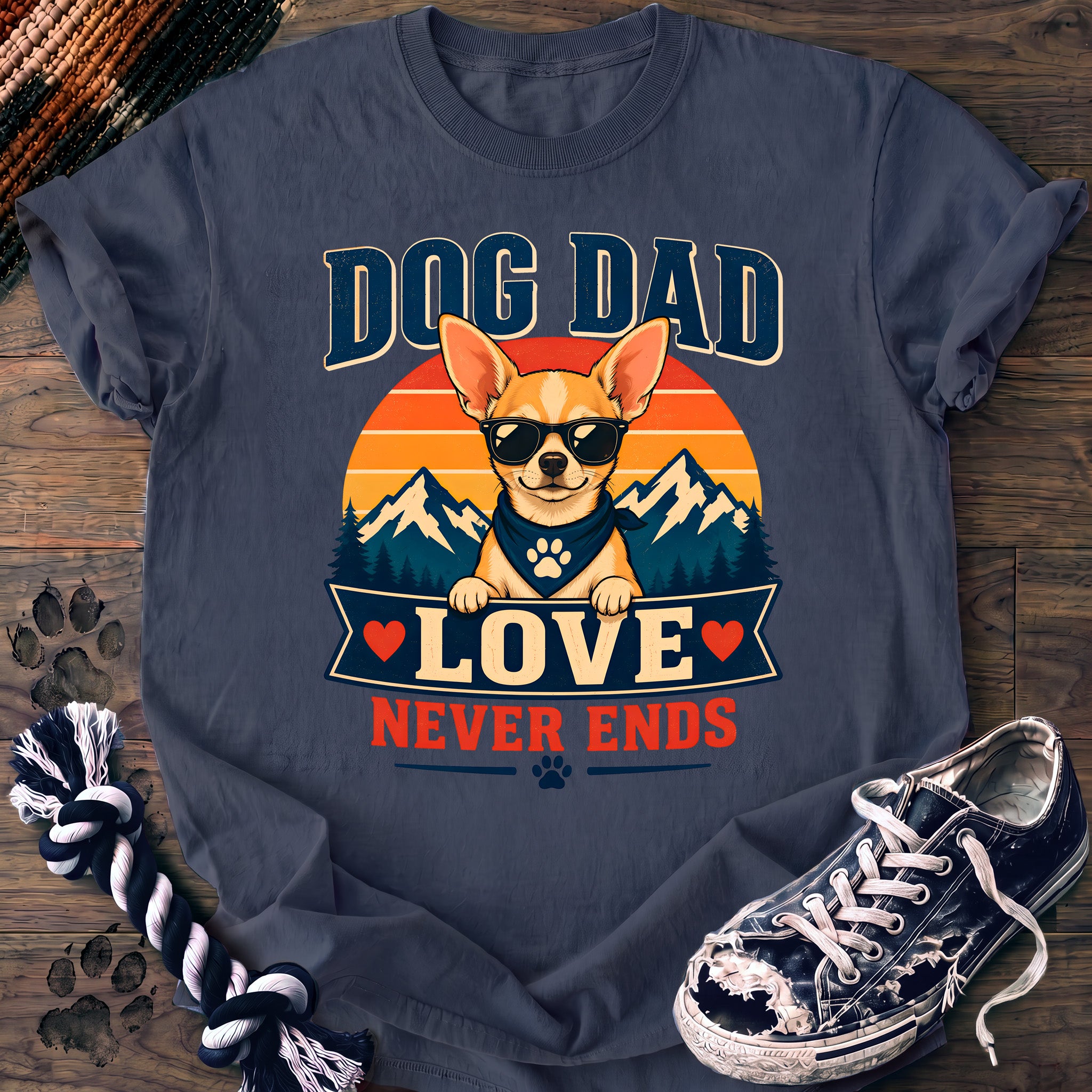 PAWSSION CLUB t-shirt in BlueJean color - SKU PC-0088