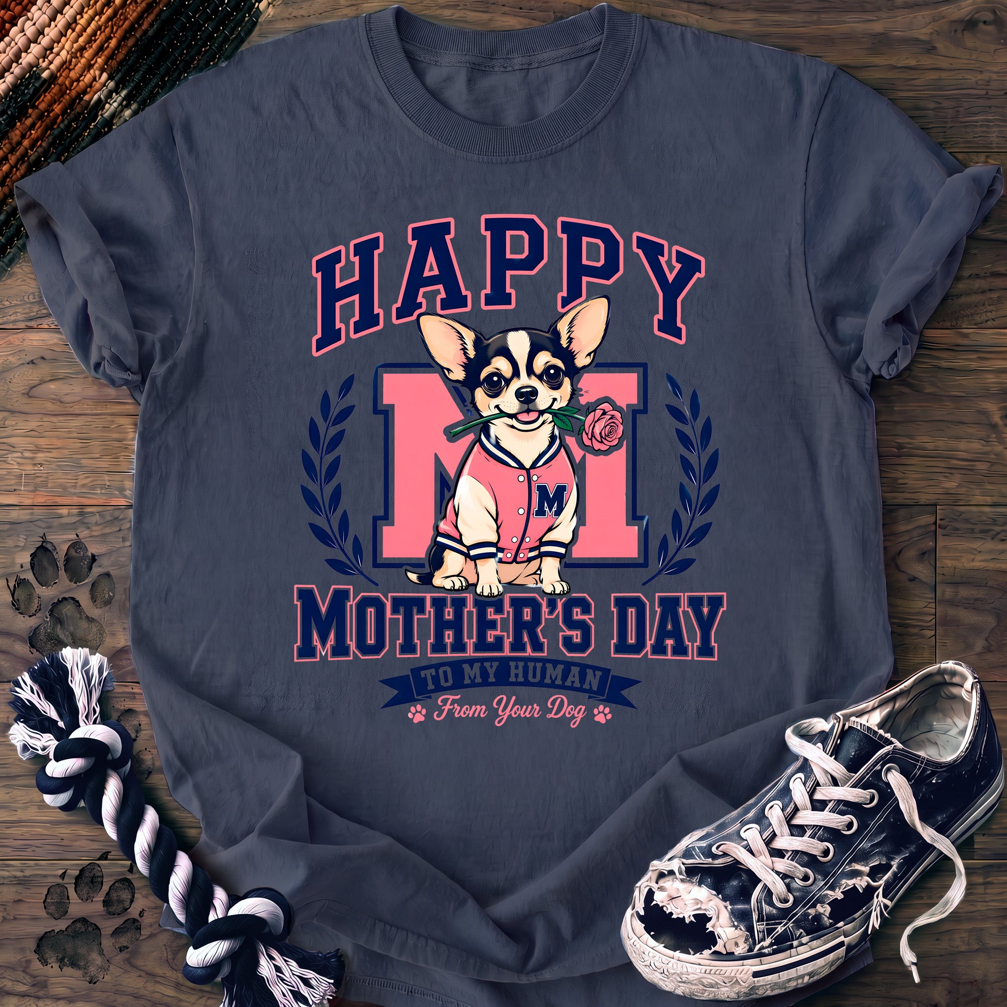 PAWSSION CLUB t-shirt in BlueJean color - SKU PC-0089