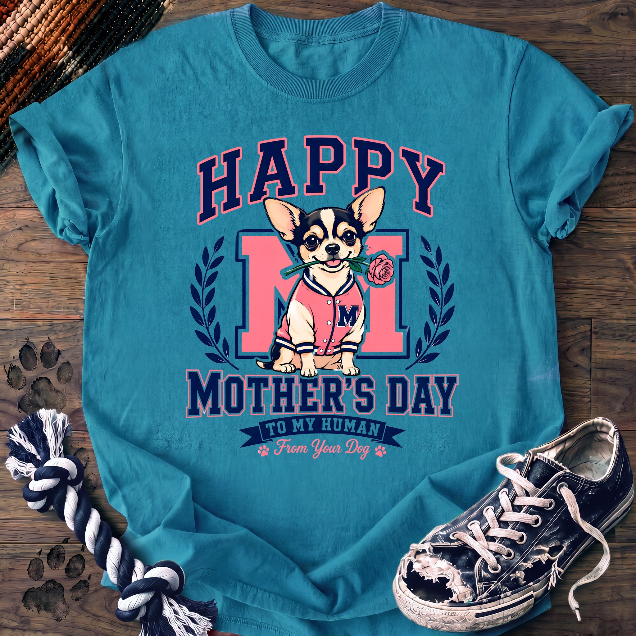 PAWSSION CLUB t-shirt in Sapphire color - SKU PC-0089